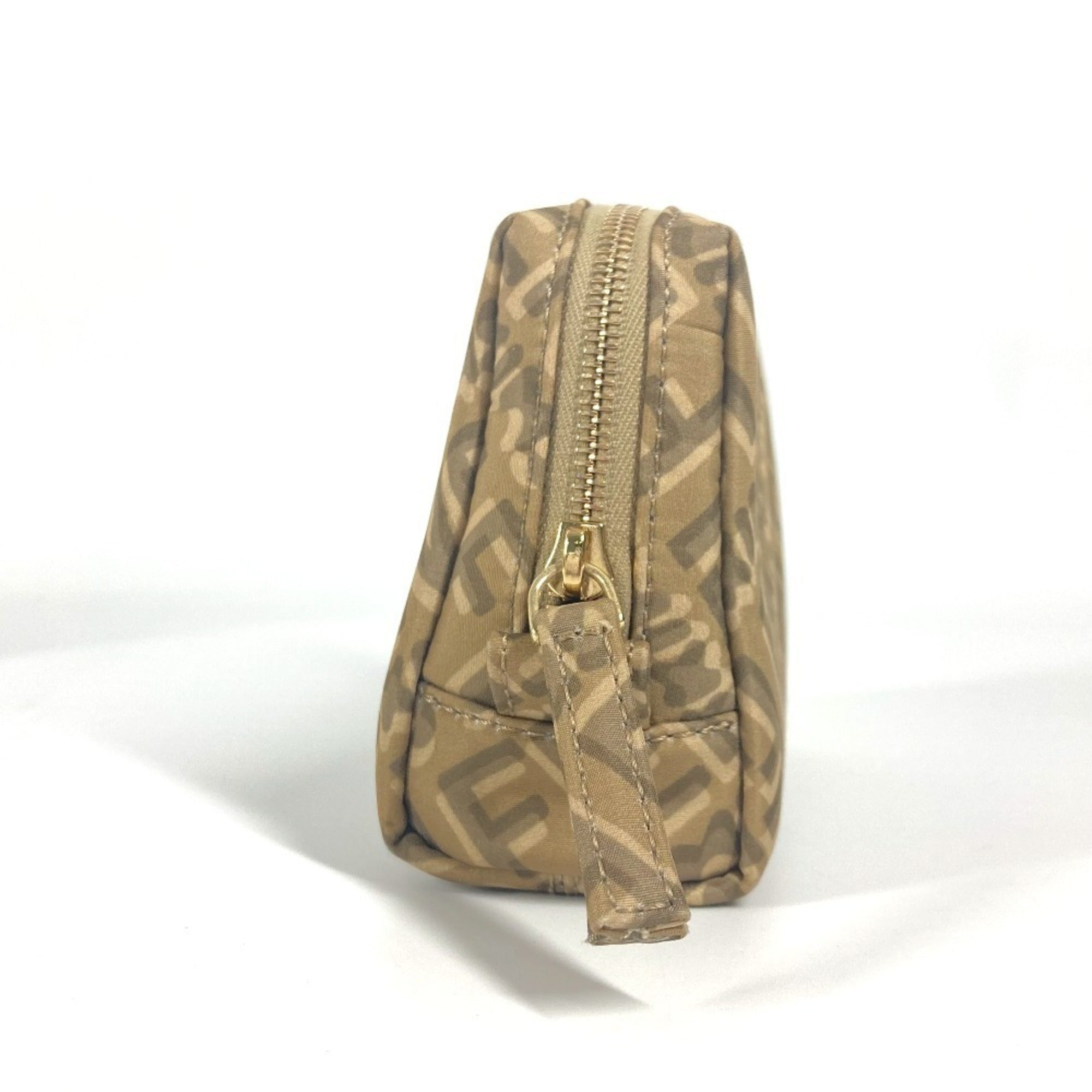 Fendi Beige Nylon Pouch
