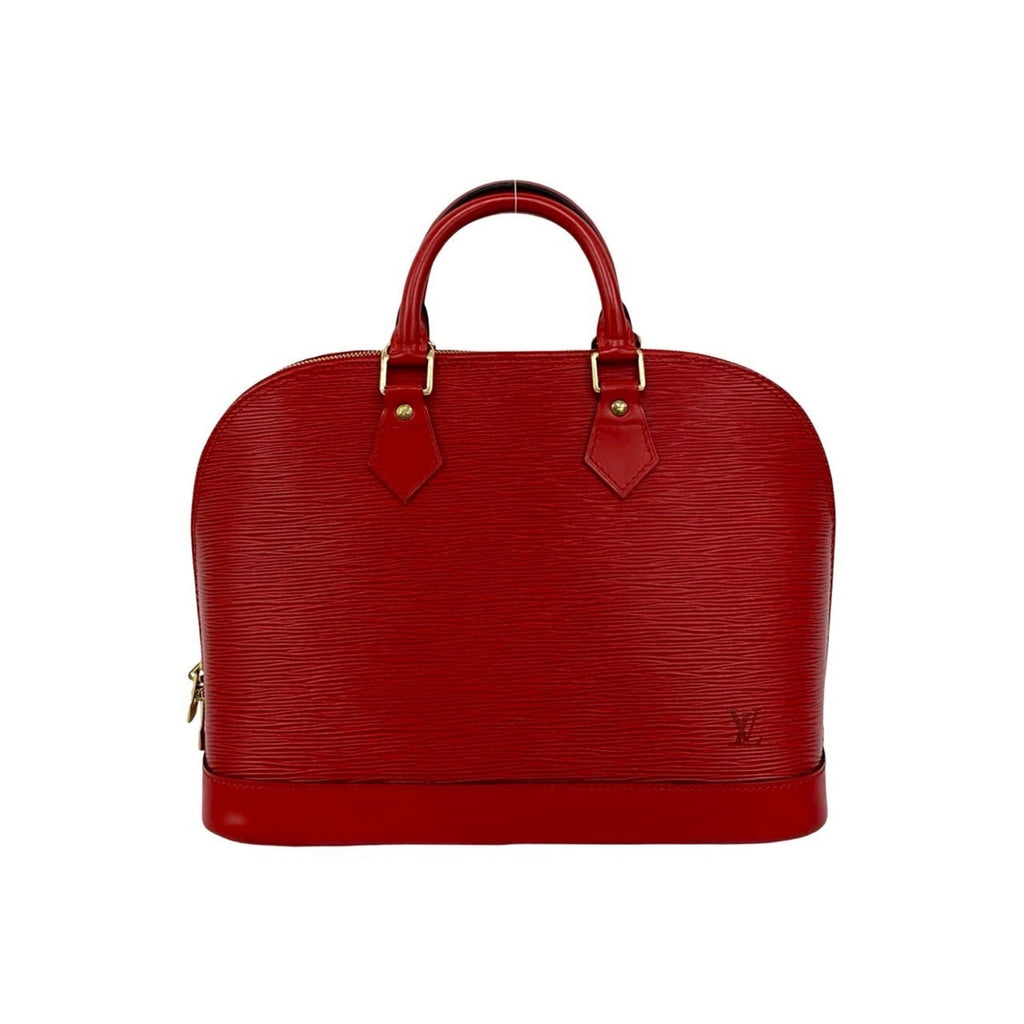 Louis Vuitton Red Color Epi Leather Handbag Tote Bag