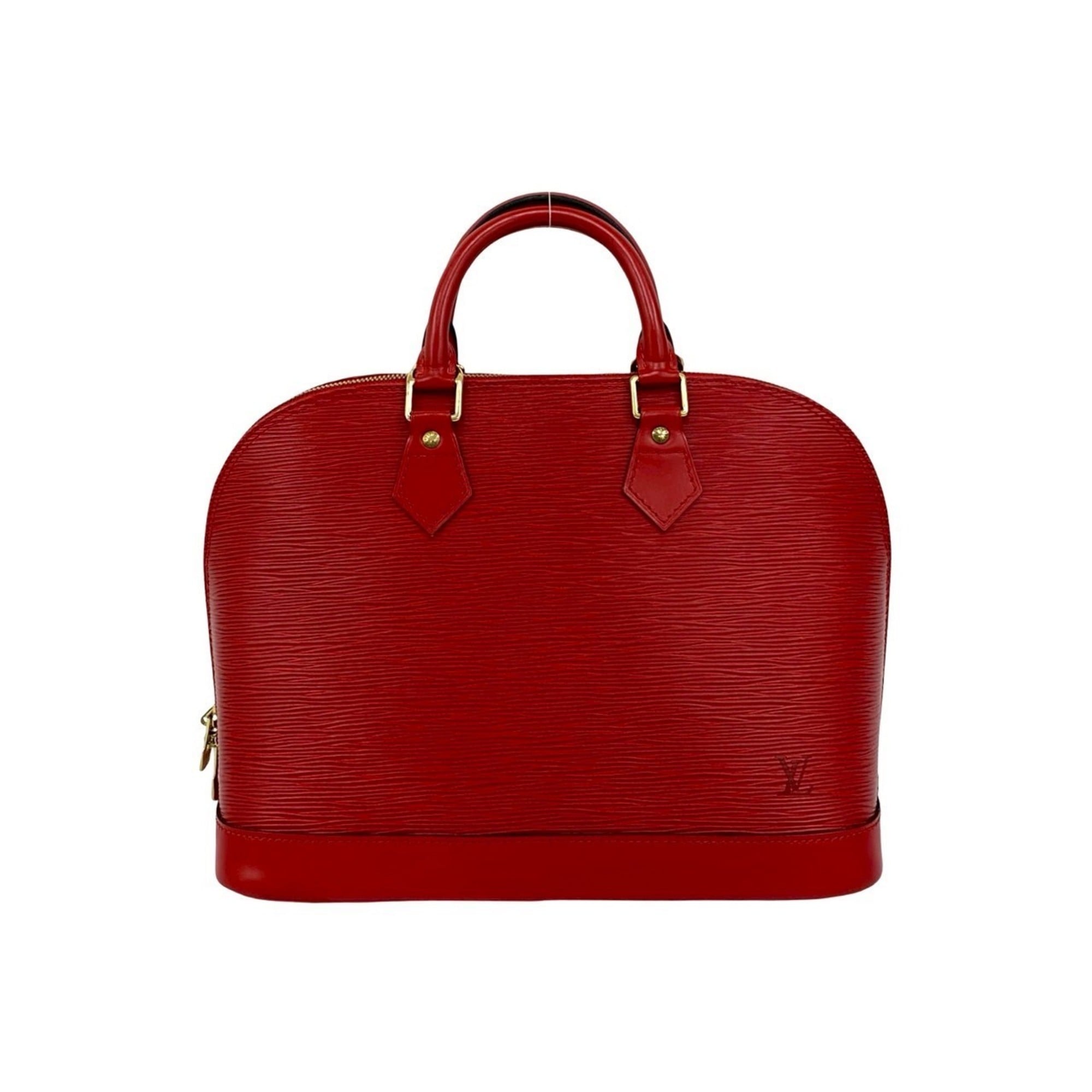 Louis Vuitton Red Color Epi Leather Handbag Tote Bag