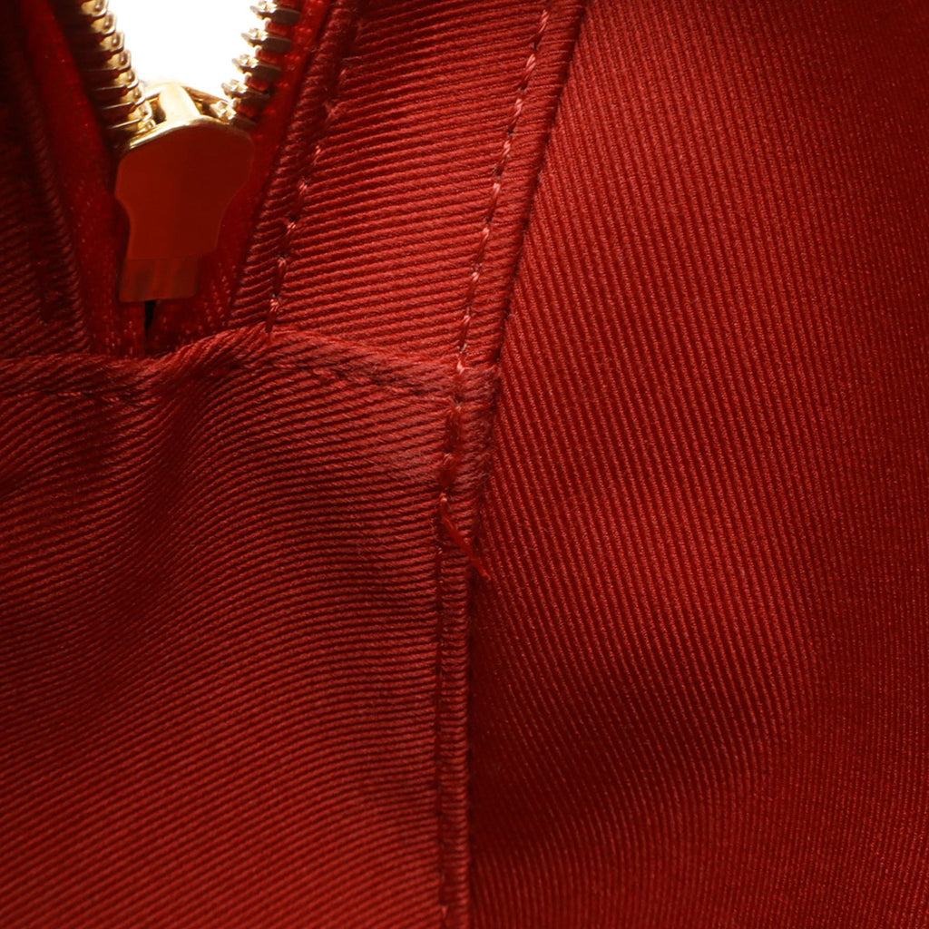 Louis Vuitton Red Color Canvas Pochette Shoulder Bag