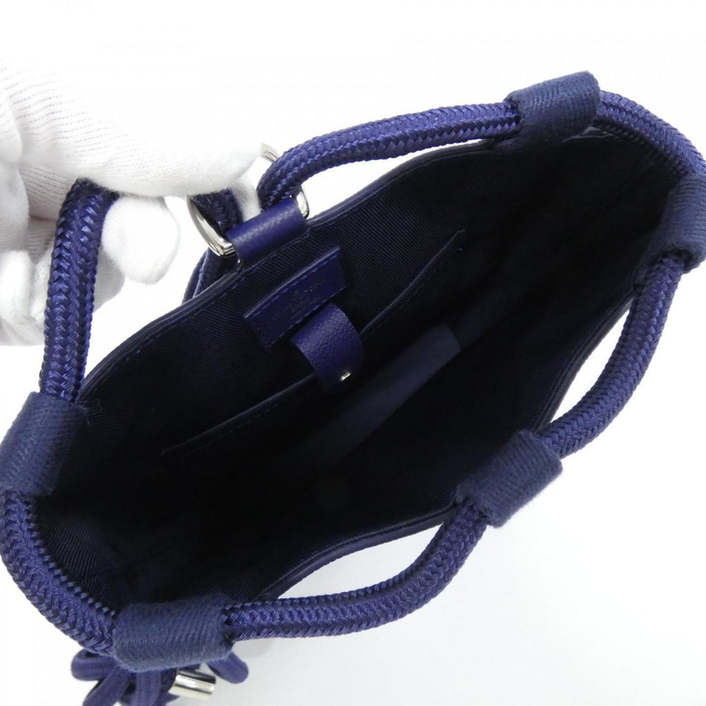 Louis Vuitton Blue Leather Shoulder Bag