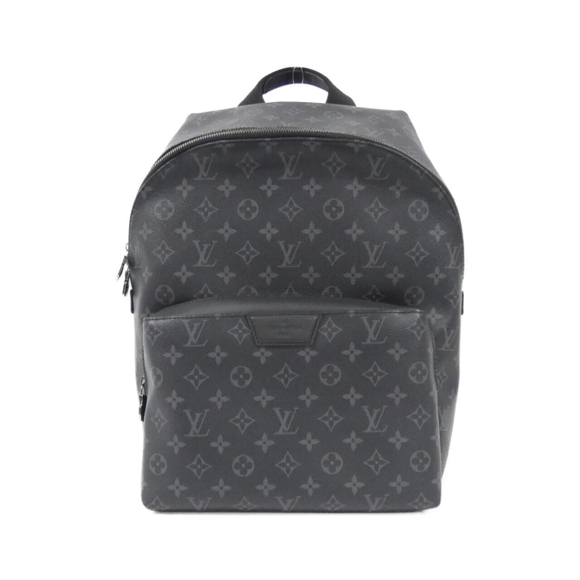 Louis Vuitton Black Coated Canvas Backpack