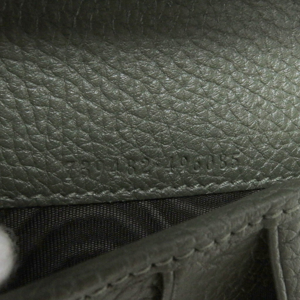 Gucci Khaki Leather Long Wallet (Bi-Fold) (Pre-Owned)