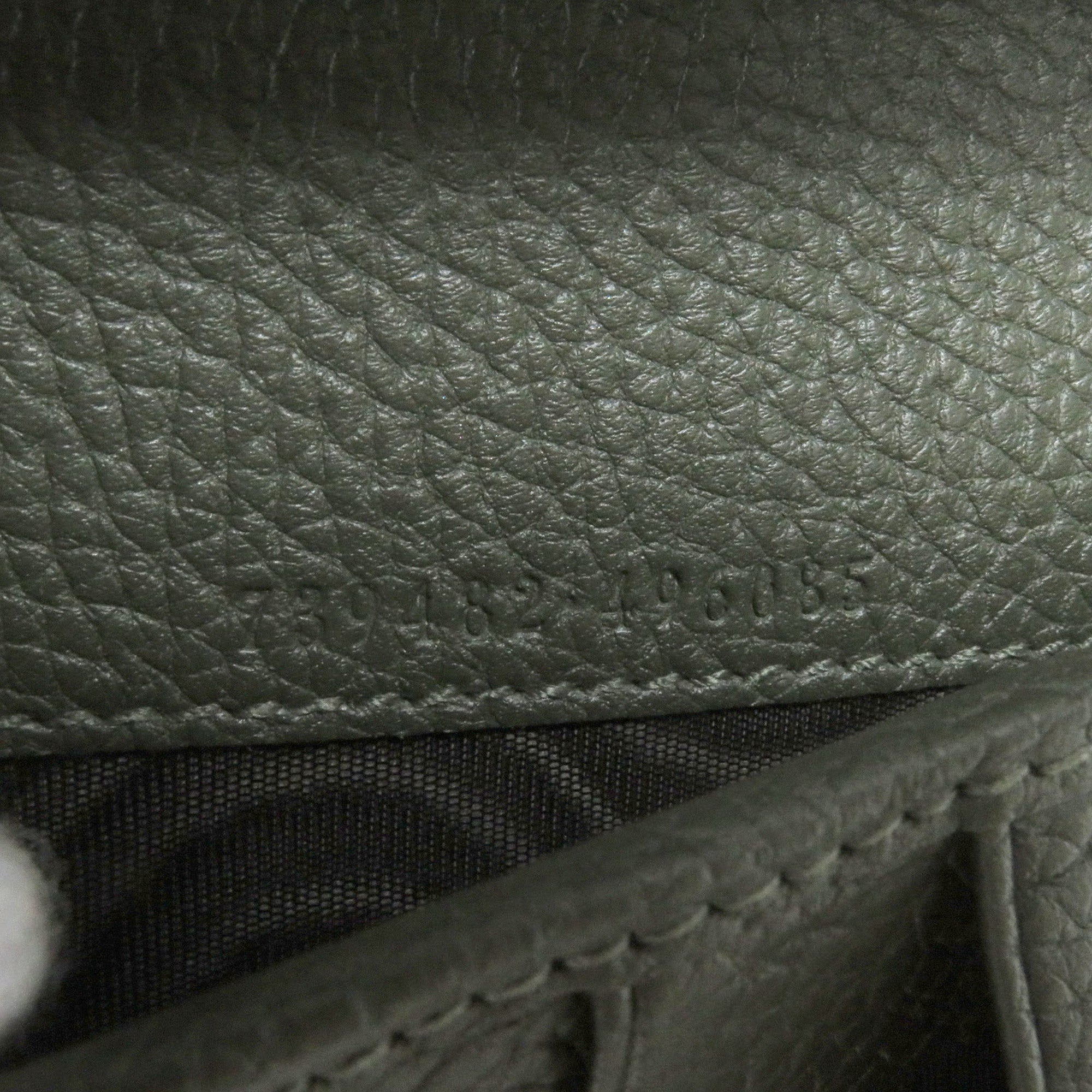 Gucci Khaki Leather Long Wallet (Bi-Fold) (Pre-Owned)