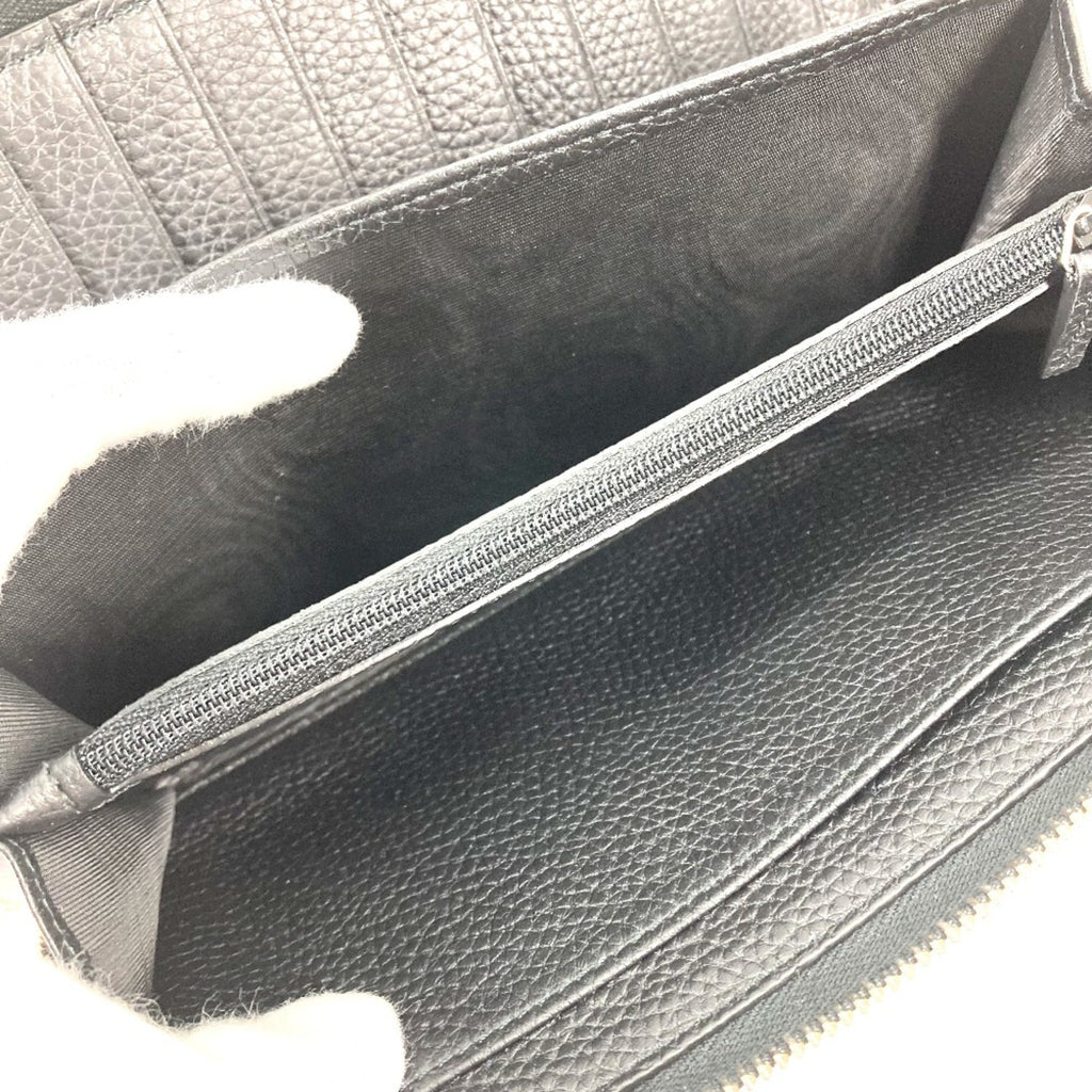 Gucci Black Leather Long Wallet (Bi-Fold) (Pre-Owned)