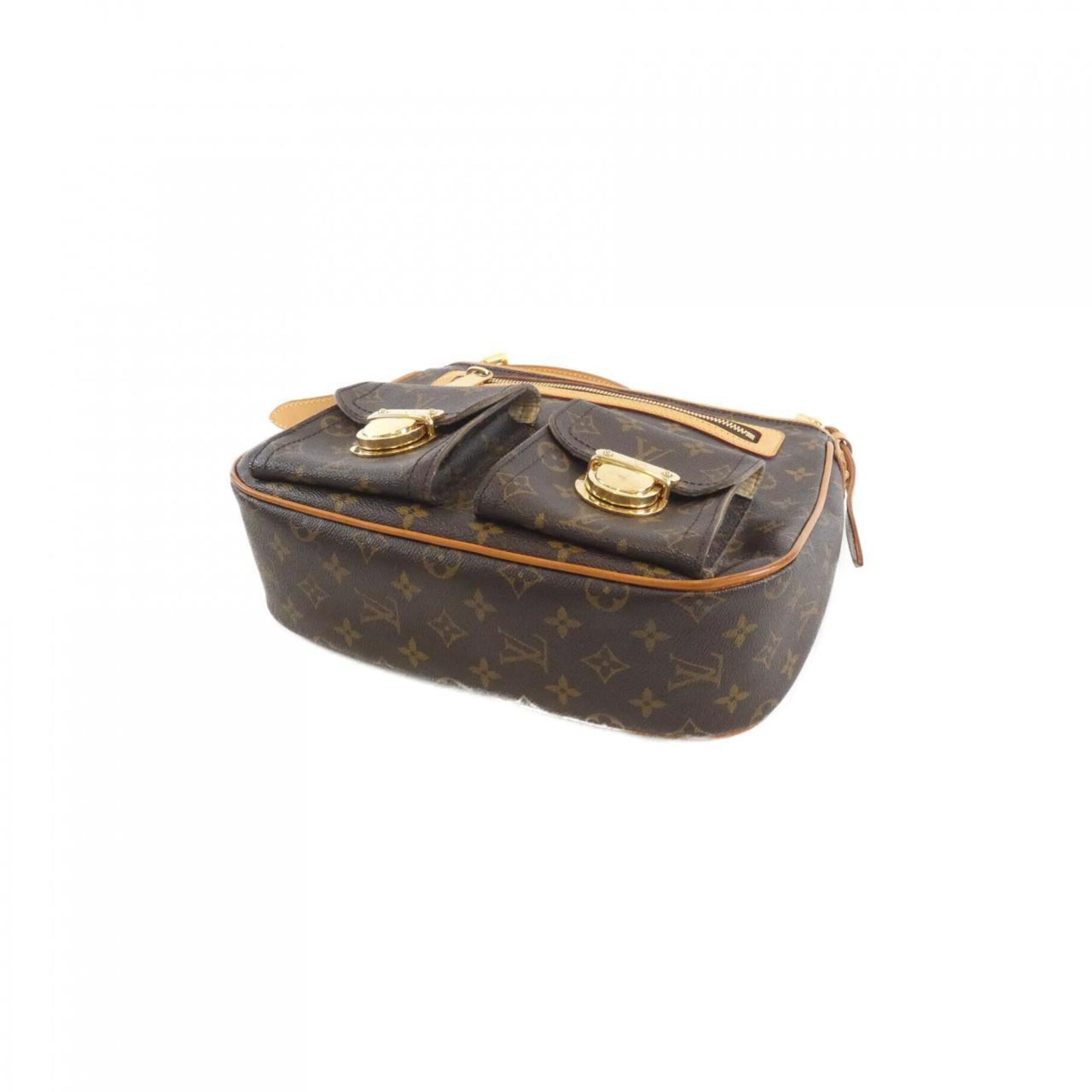 Louis Vuitton Marron Coated Canvas Shoulder Bag