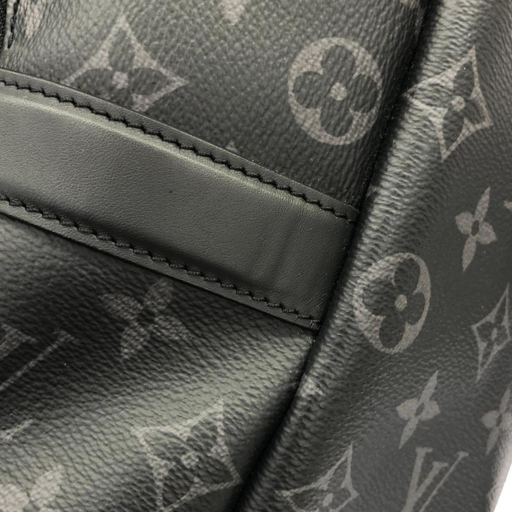 Louis Vuitton Black Coated Canvas Backpack