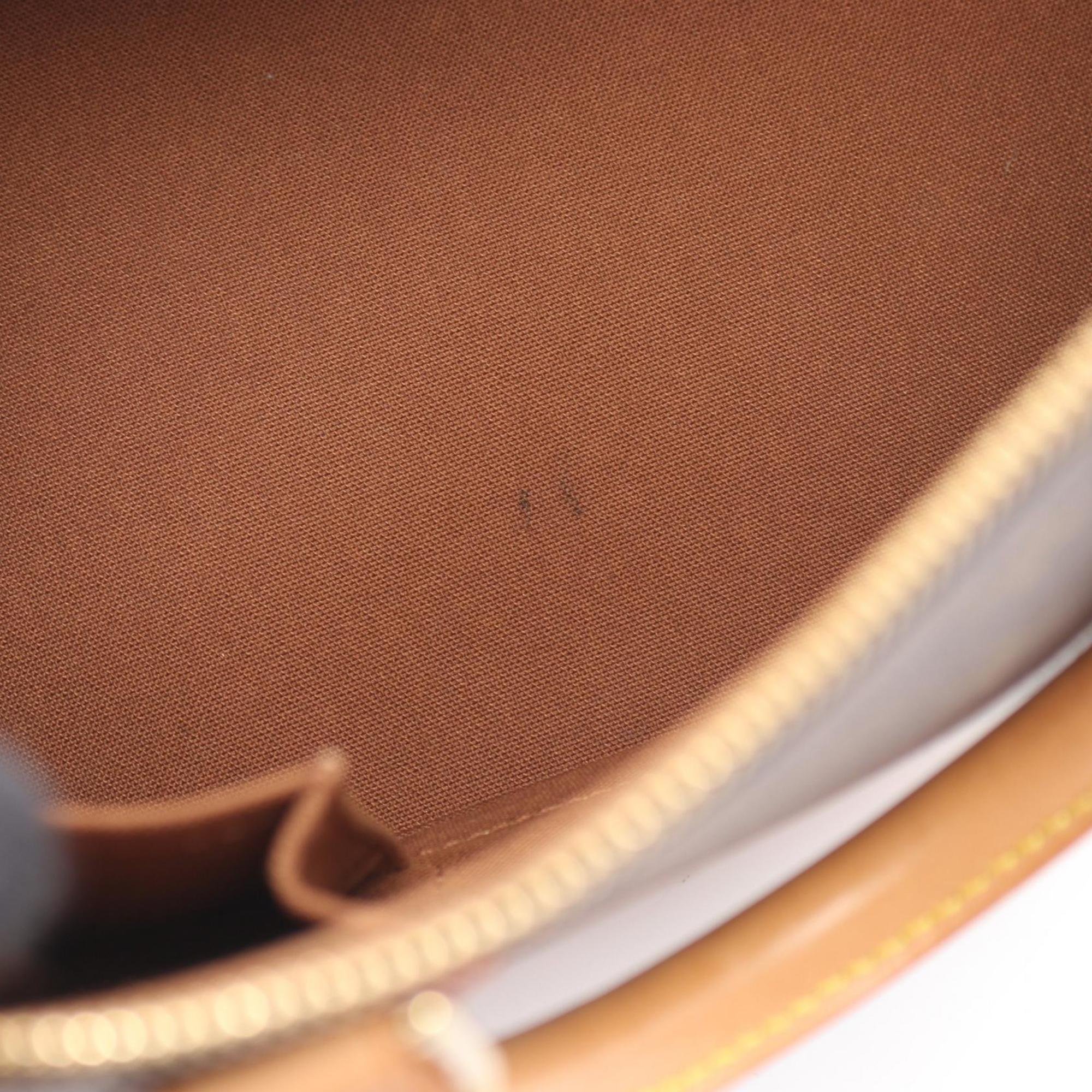 Louis Vuitton Brown Monogram Coated Canvas Leather Handbag