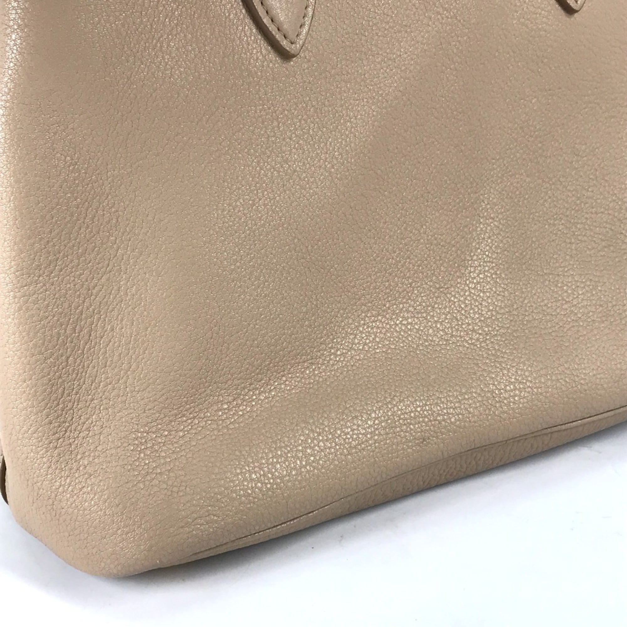 Prada Beige Leather Handbag