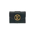 Louis Vuitton Black Pink Leather Wallet (Tri-Fold)