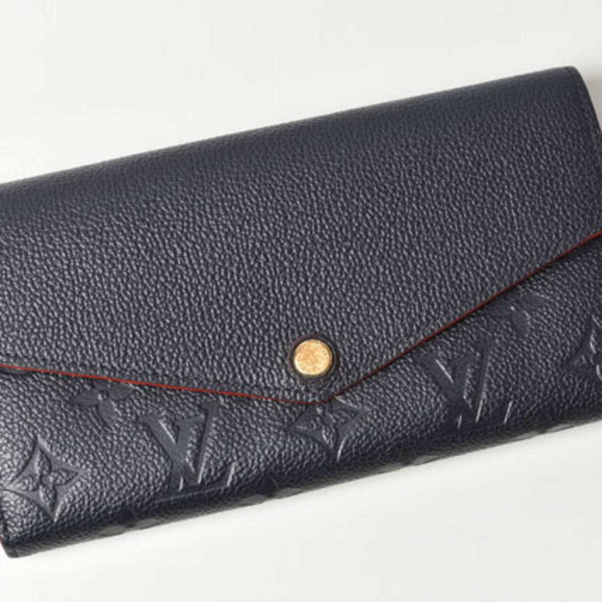Louis Vuitton Rouge Monogram Empreinte Long Wallet
