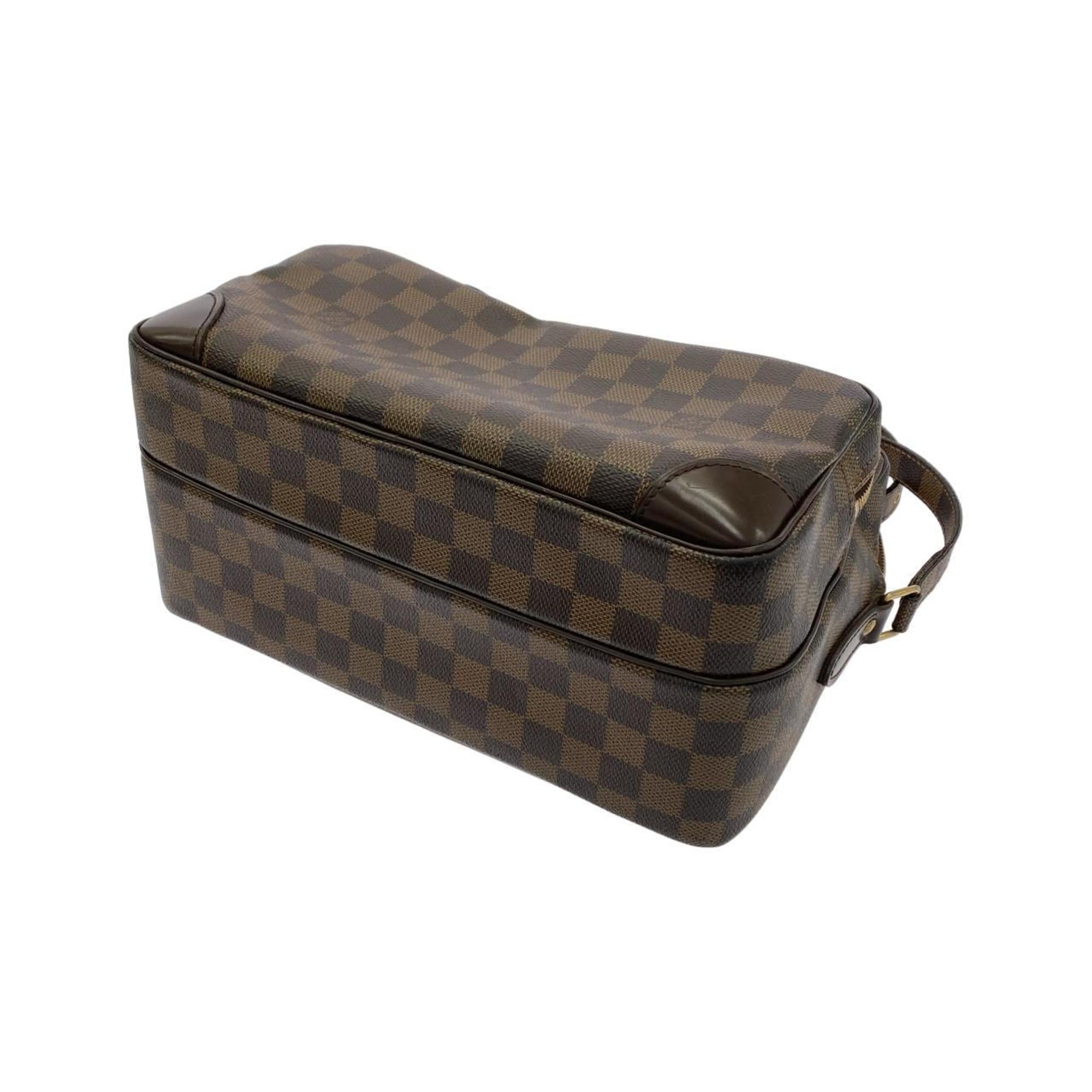 Louis Vuitton Brown Coated Canvas Shoulder Bag