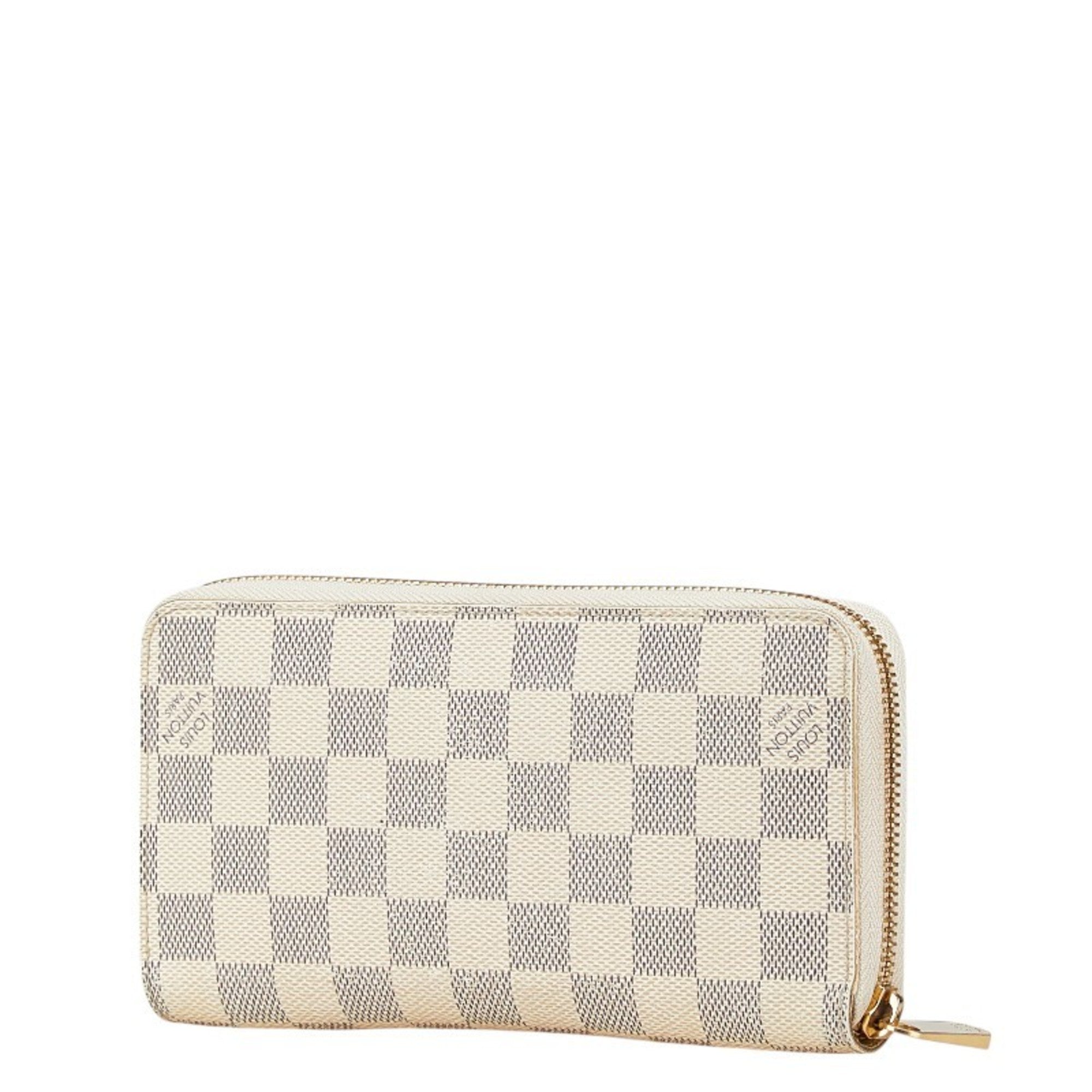 Louis Vuitton Damier Azur Azur Damier Azur White Damier Azur Long Wallet