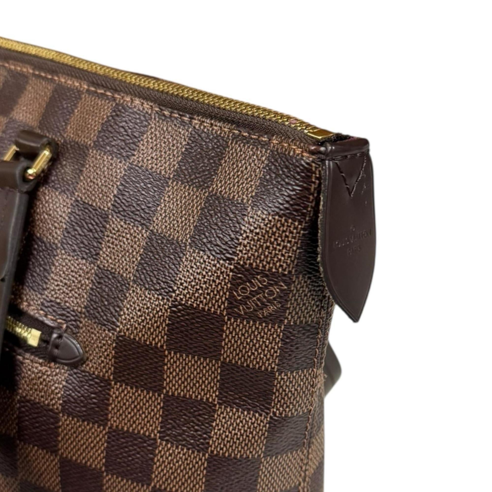 Louis Vuitton Brown Damier Canvas Tote Bag
