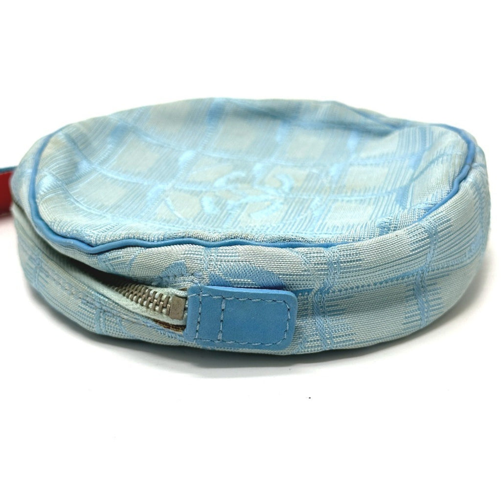 Chanel Blue Nylon Pouch