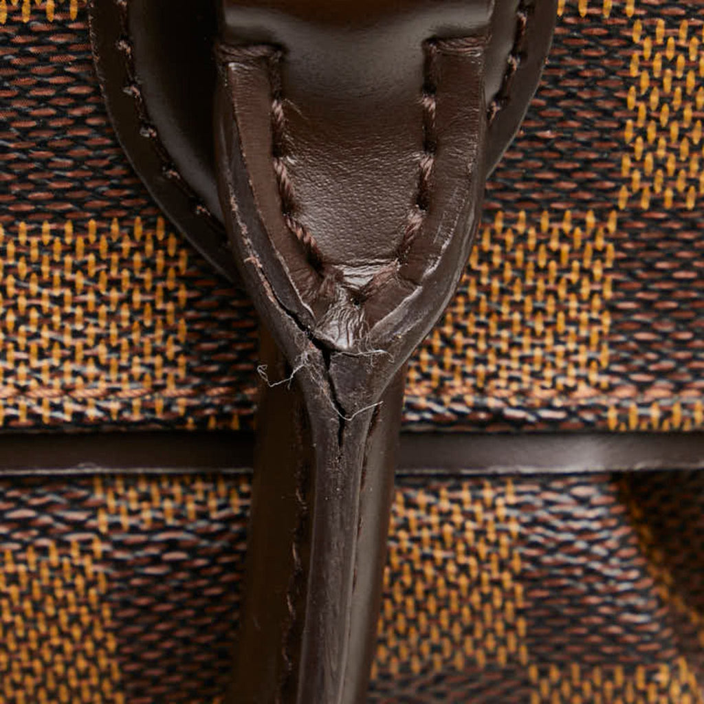 Louis Vuitton Damier Brown Pvc Leather Handbag Shoulder Bag