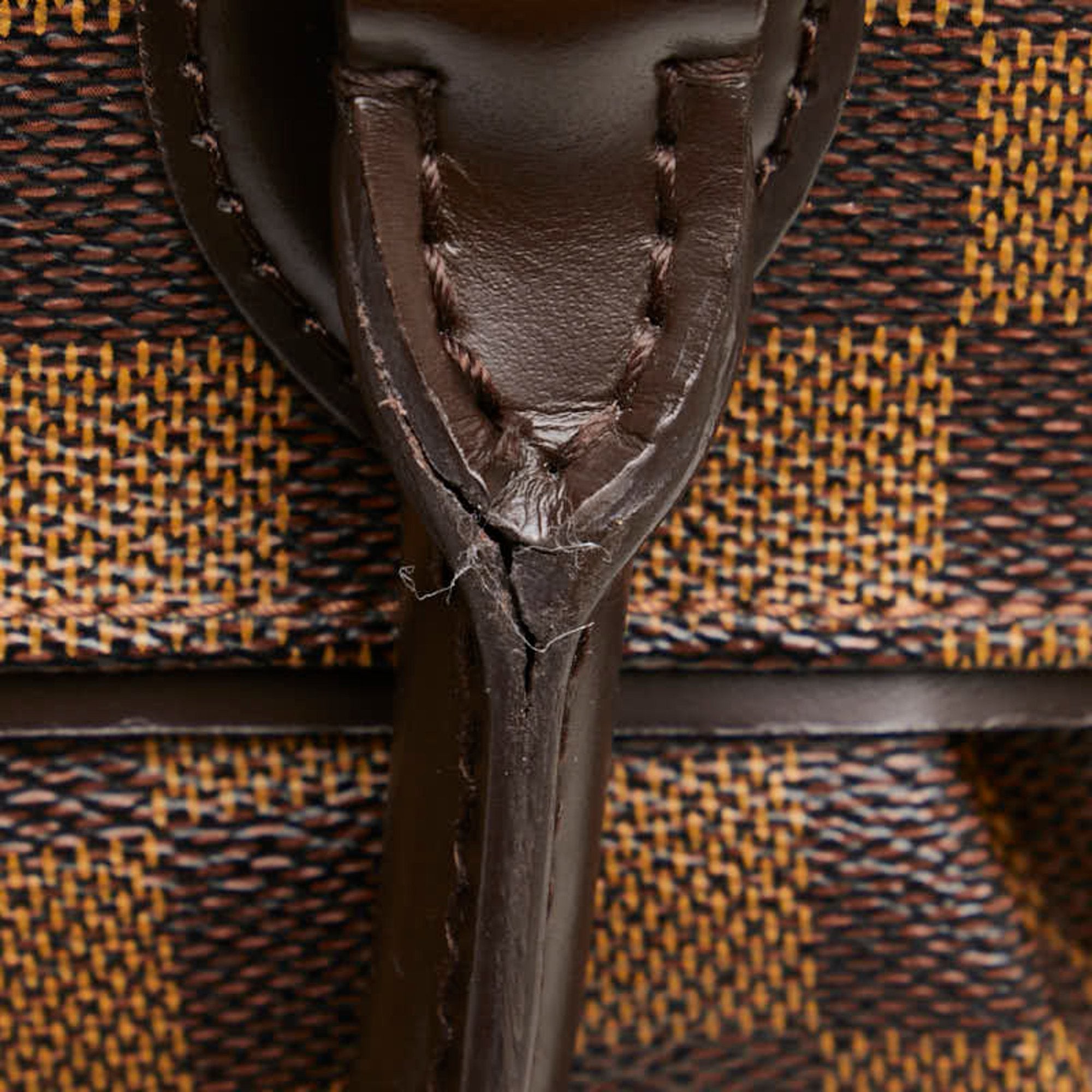 Louis Vuitton Damier Brown Pvc Leather Handbag Shoulder Bag