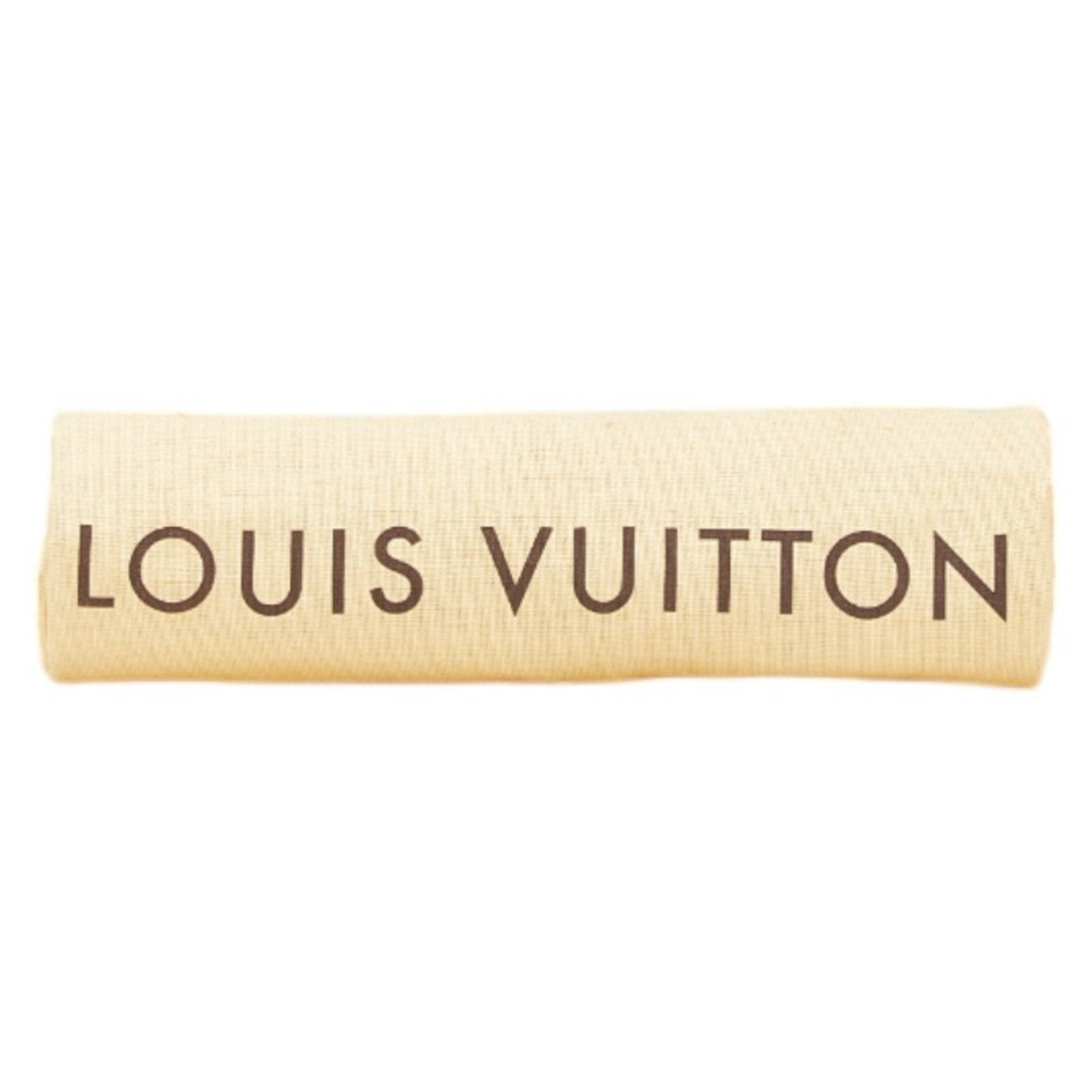 Louis Vuitton Brown Pvc Leather Boston Bag Handbag