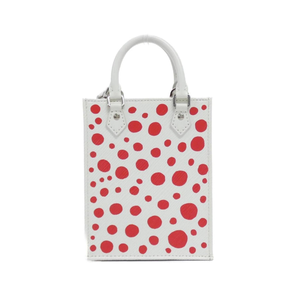 Louis Vuitton Epi Blanc Rouge Leather Handbag