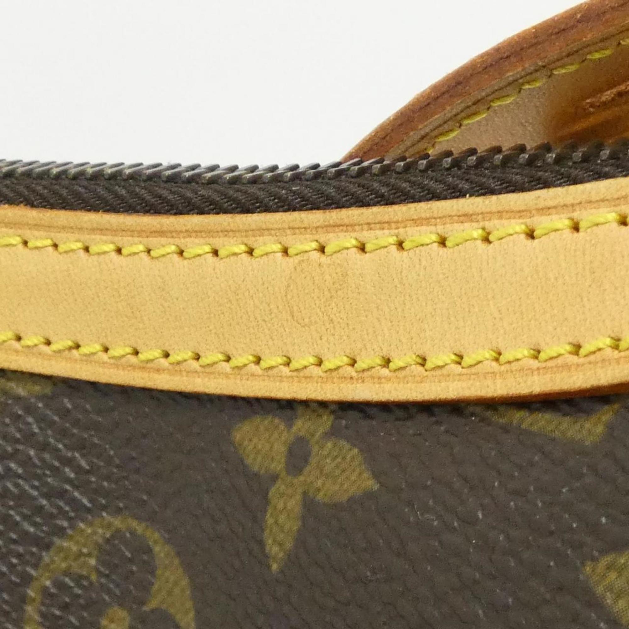 Louis Vuitton Brown Coated Canvas Shoulder Bag