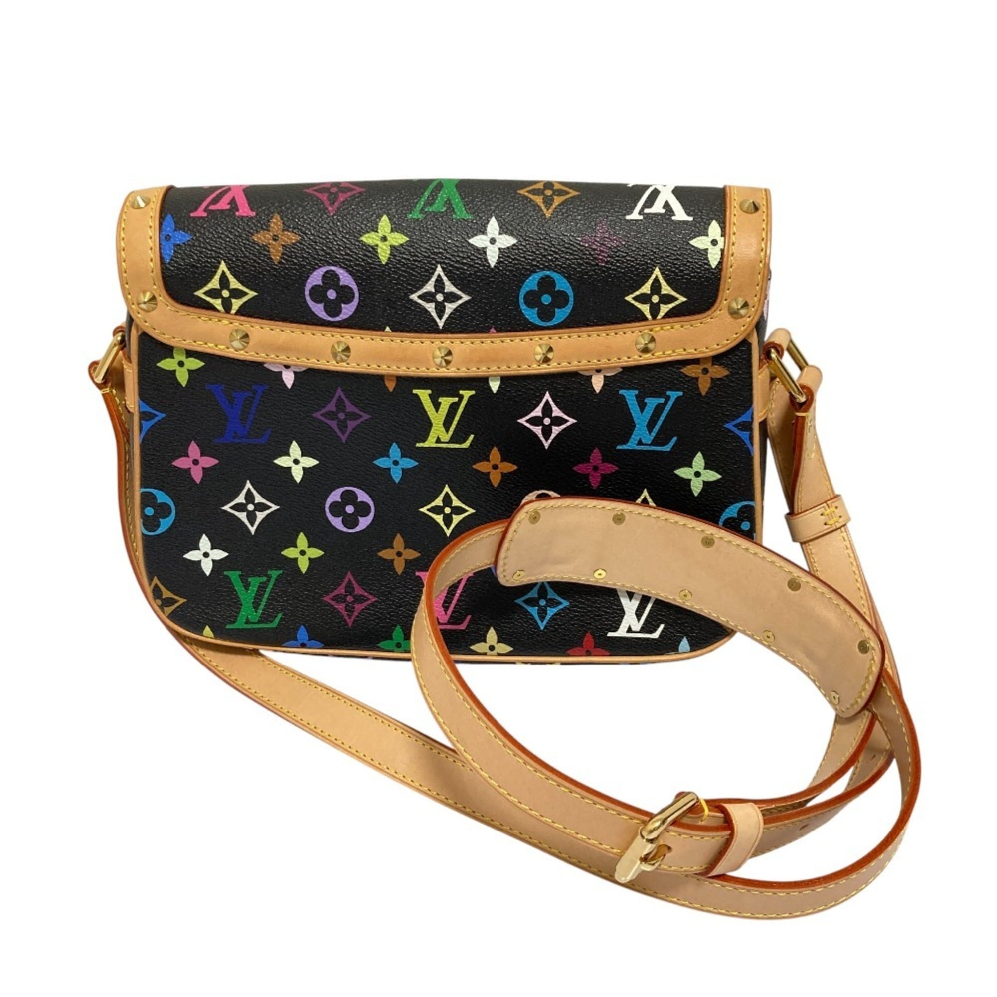 Louis Vuitton Multi-Color Noir Monogram Multicolore Shoulder Bag