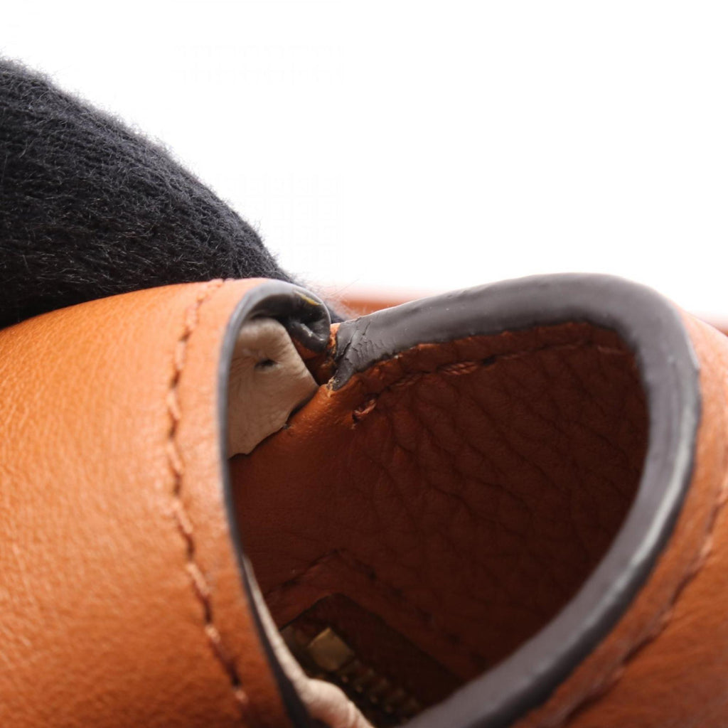 Louis Vuitton Brown Leather Shoulder Bag