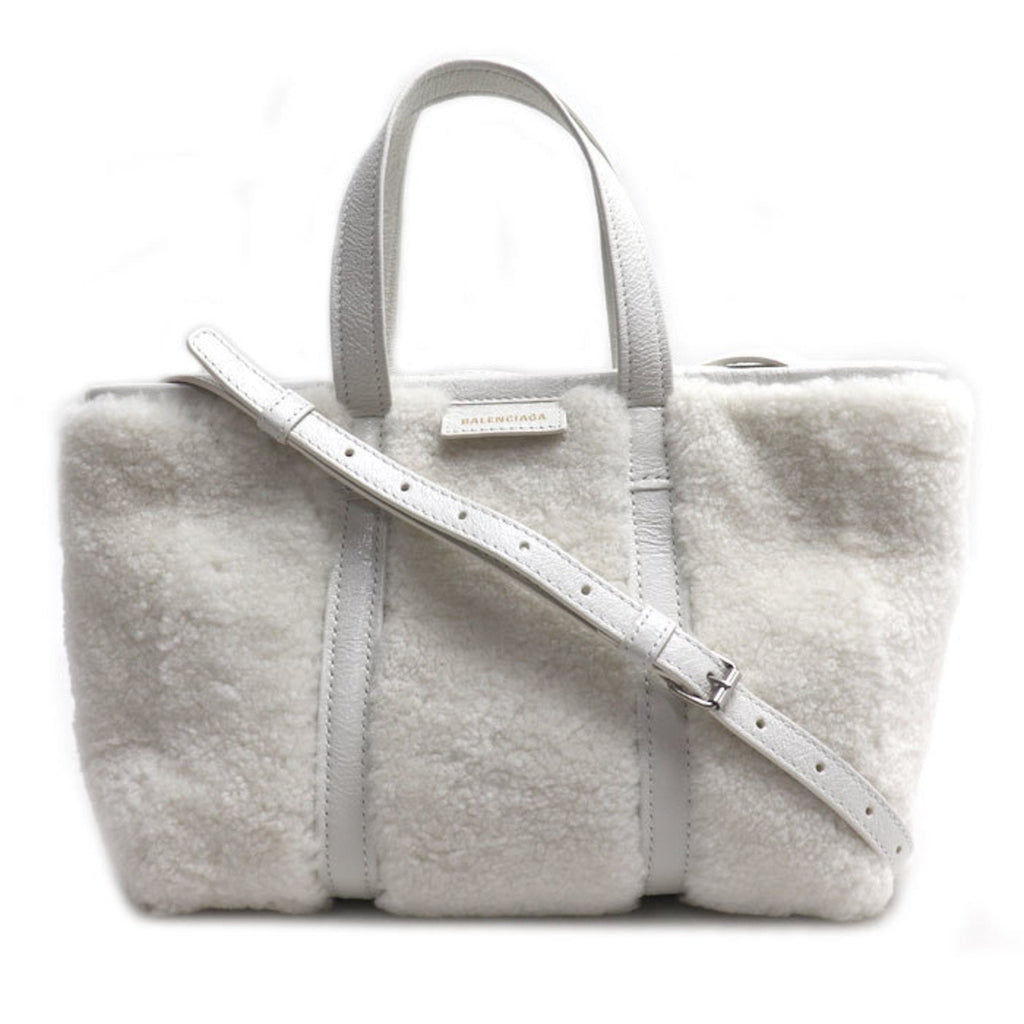 Balenciaga White Leather Shoulder