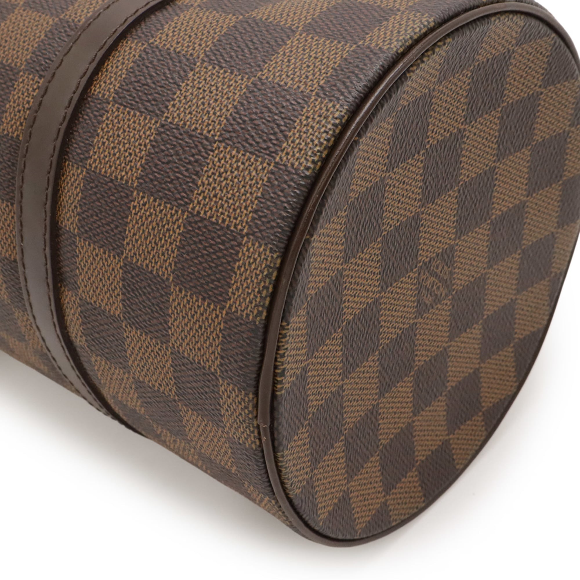 Louis Vuitton Brown Pvc Handbag Pouch Shoulder Bag