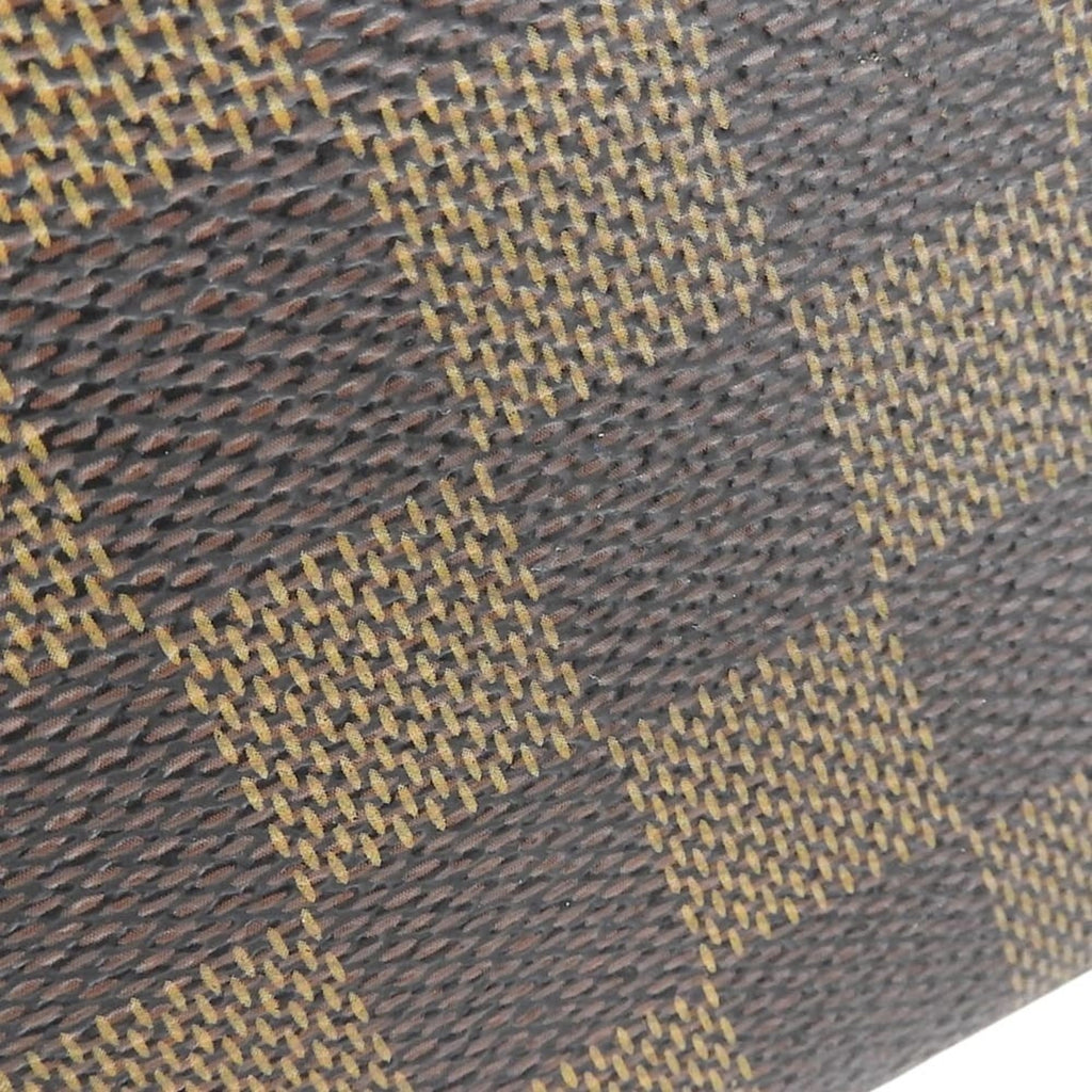 Louis Vuitton Damier Canvas Ebene Pvc Long Wallet