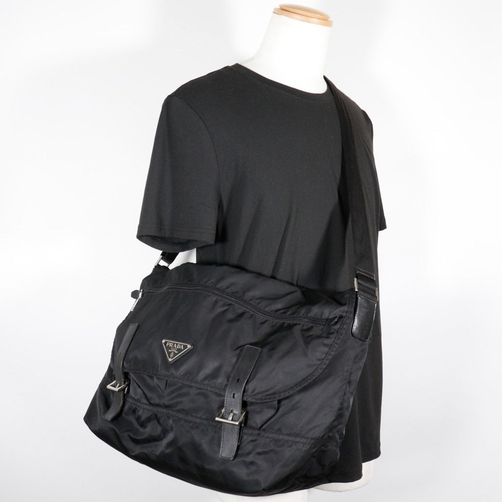 Prada Black Nero Nylon Shoulder Bag