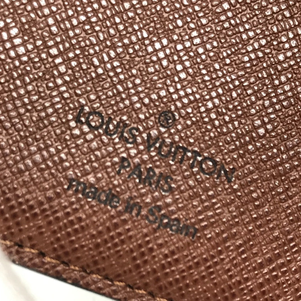 Louis Vuitton Monogram Brown Galle Monogram Monogram Long Bill Wallet (Tri-Fold)