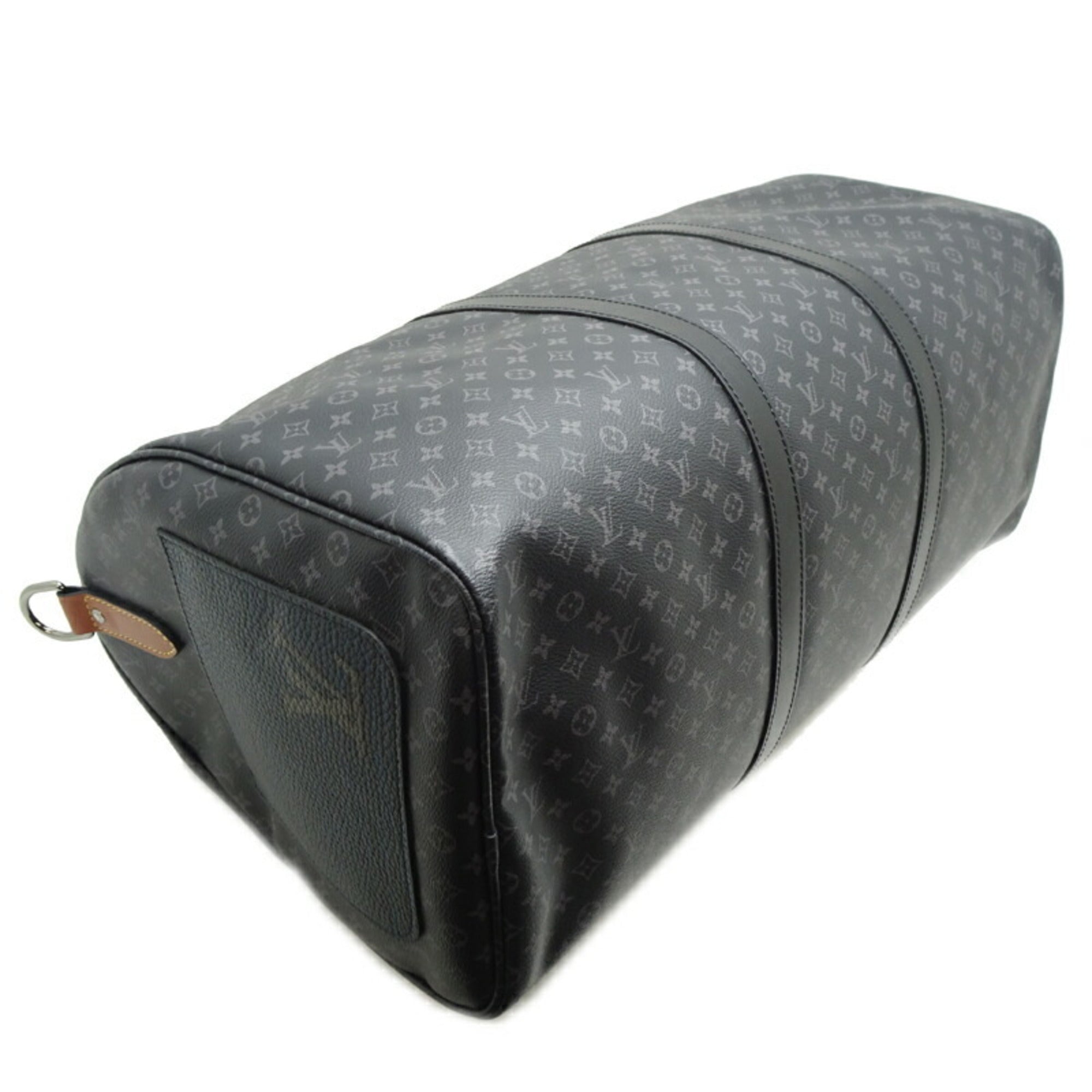 Louis Vuitton Collection Black Brown Green Monogram Eclipse Boston Bag