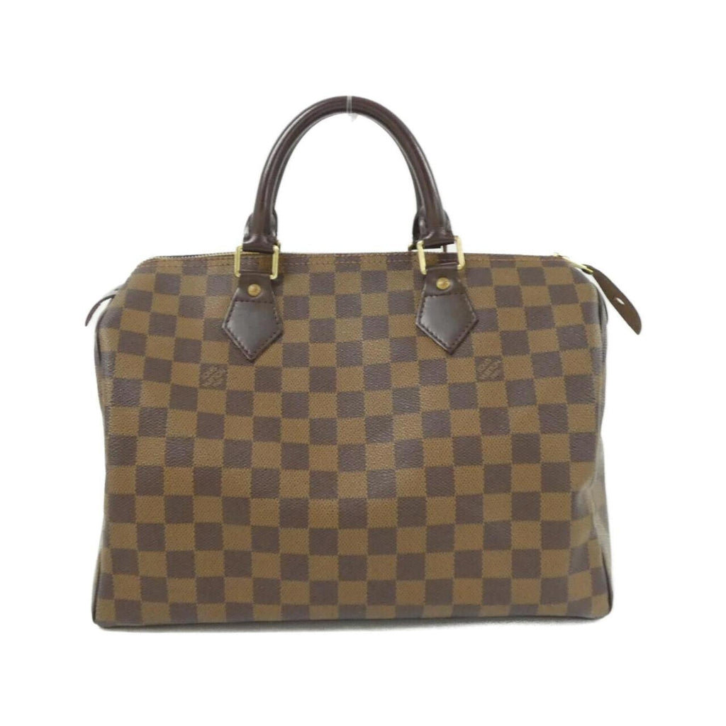 Louis Vuitton Brown Coated Canvas Boston Bag
