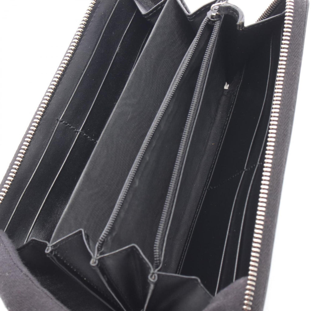 Gucci Black Pvc Leather Long Wallet (Bi-Fold) (Pre-Owned)