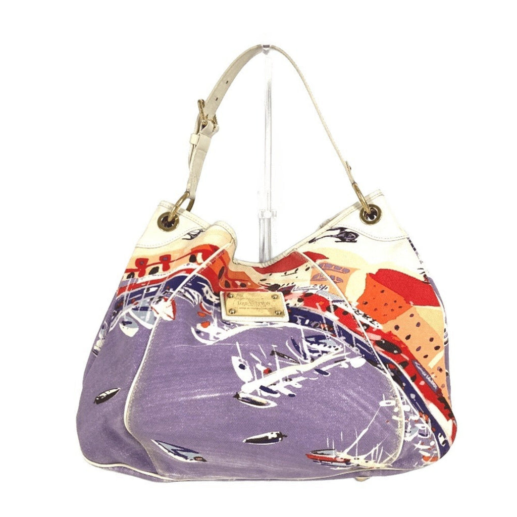 Louis Vuitton Multi-Color Leather Canvas Shoulder Bag