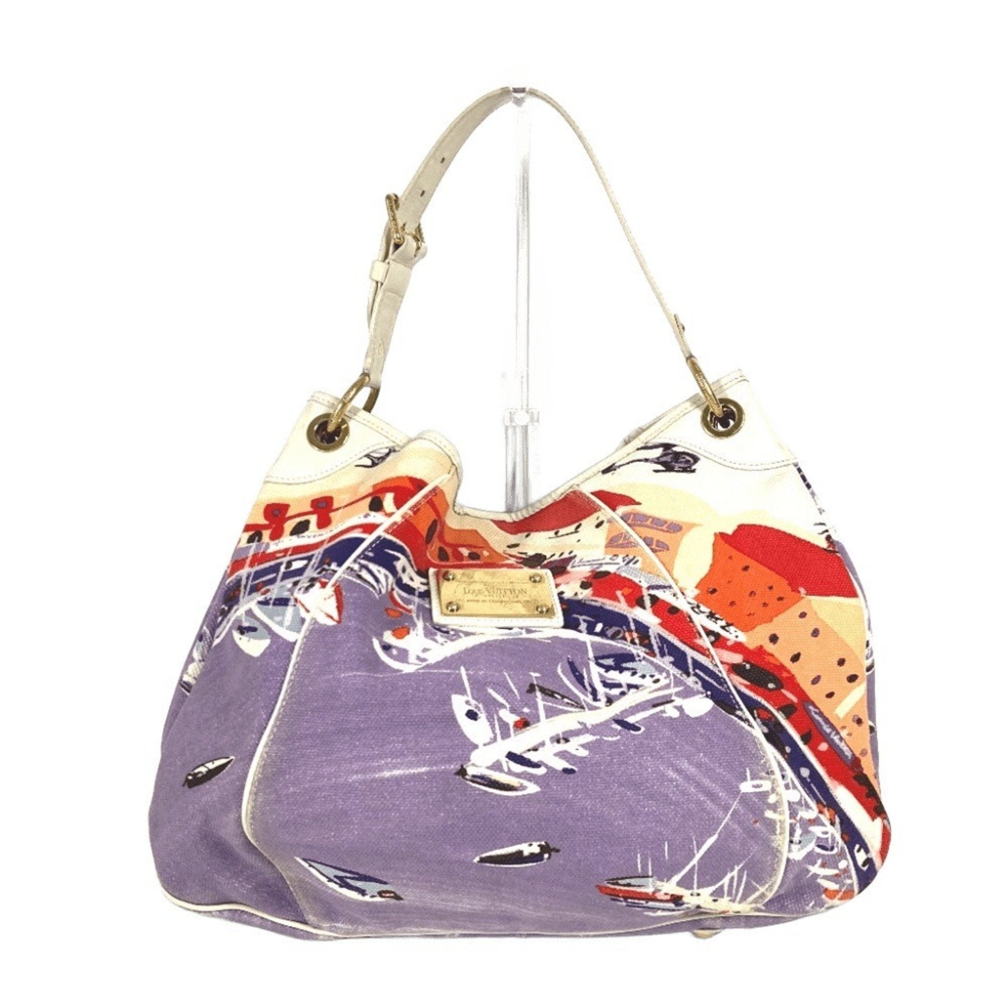 Louis Vuitton Multi-Color Leather Canvas Shoulder Bag