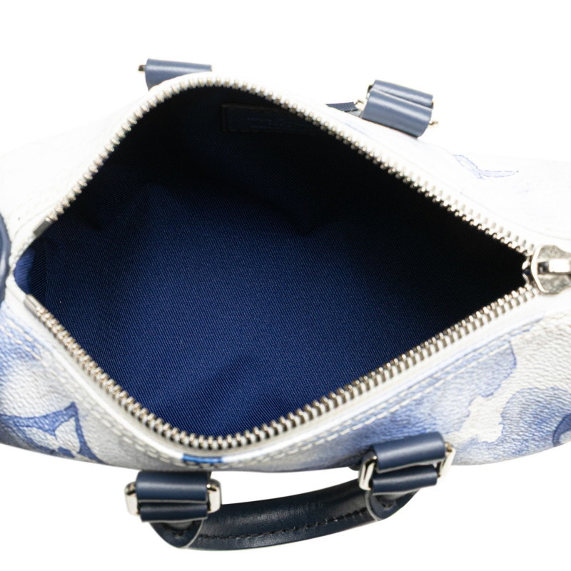 Louis Vuitton Monogram Watercolor Blue White Pvc Leather Handbag Shoulder Bag