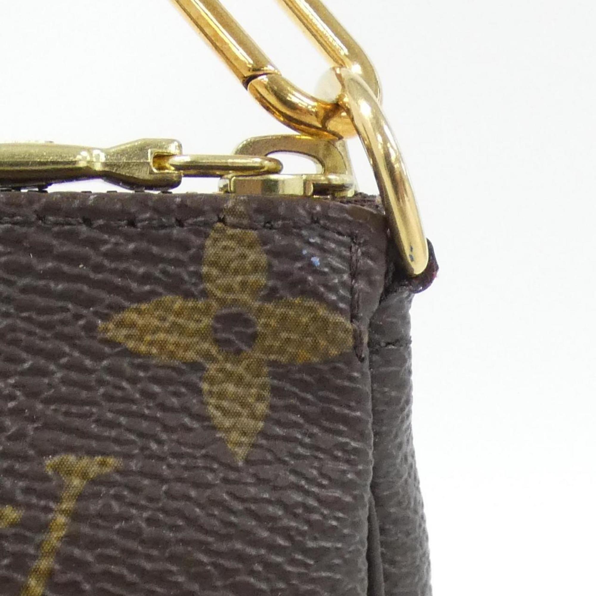 Louis Vuitton Marron Monogram Monogram Coated Canvas Pochette Pouch