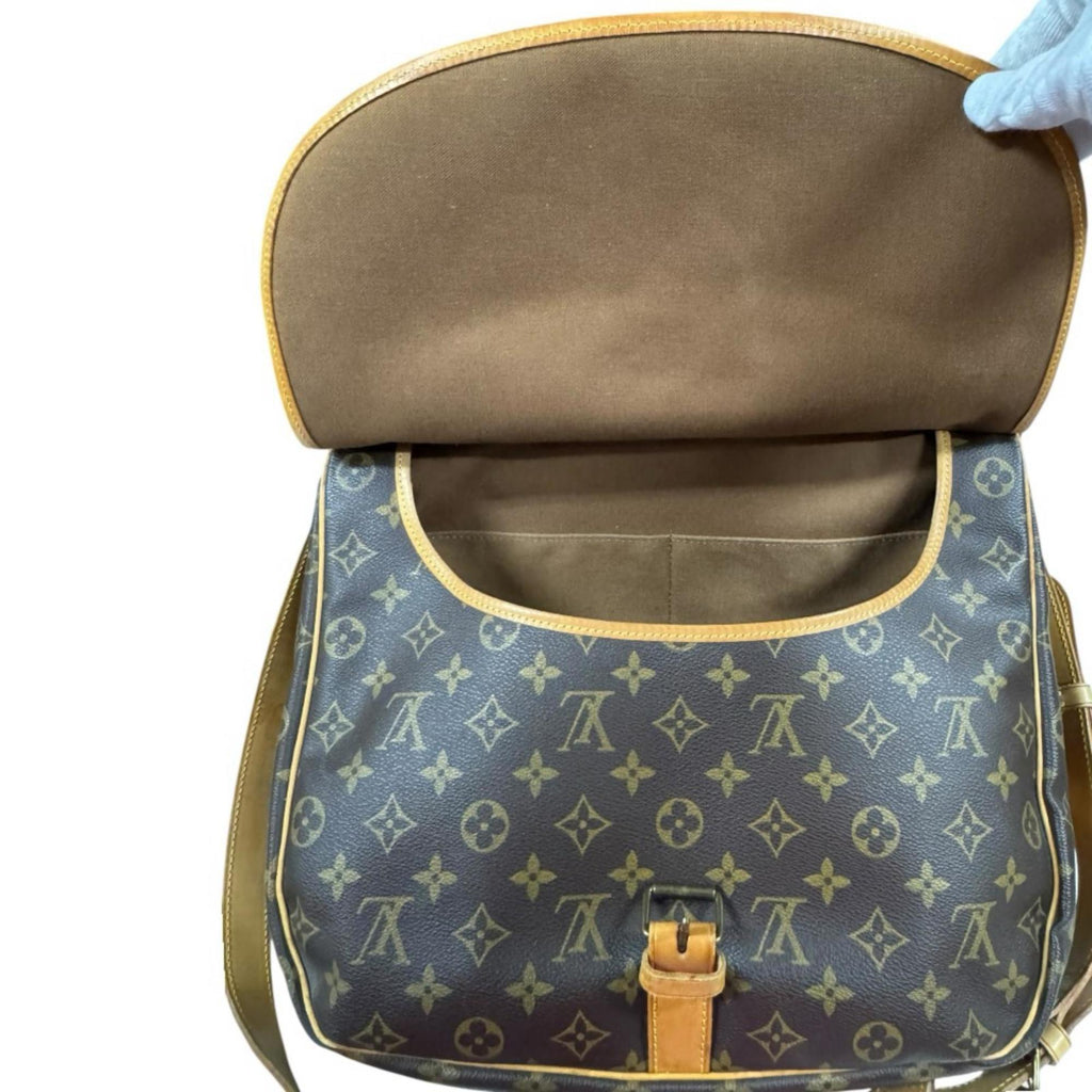 Louis Vuitton Brown Monogram Canvas Shoulder Bag