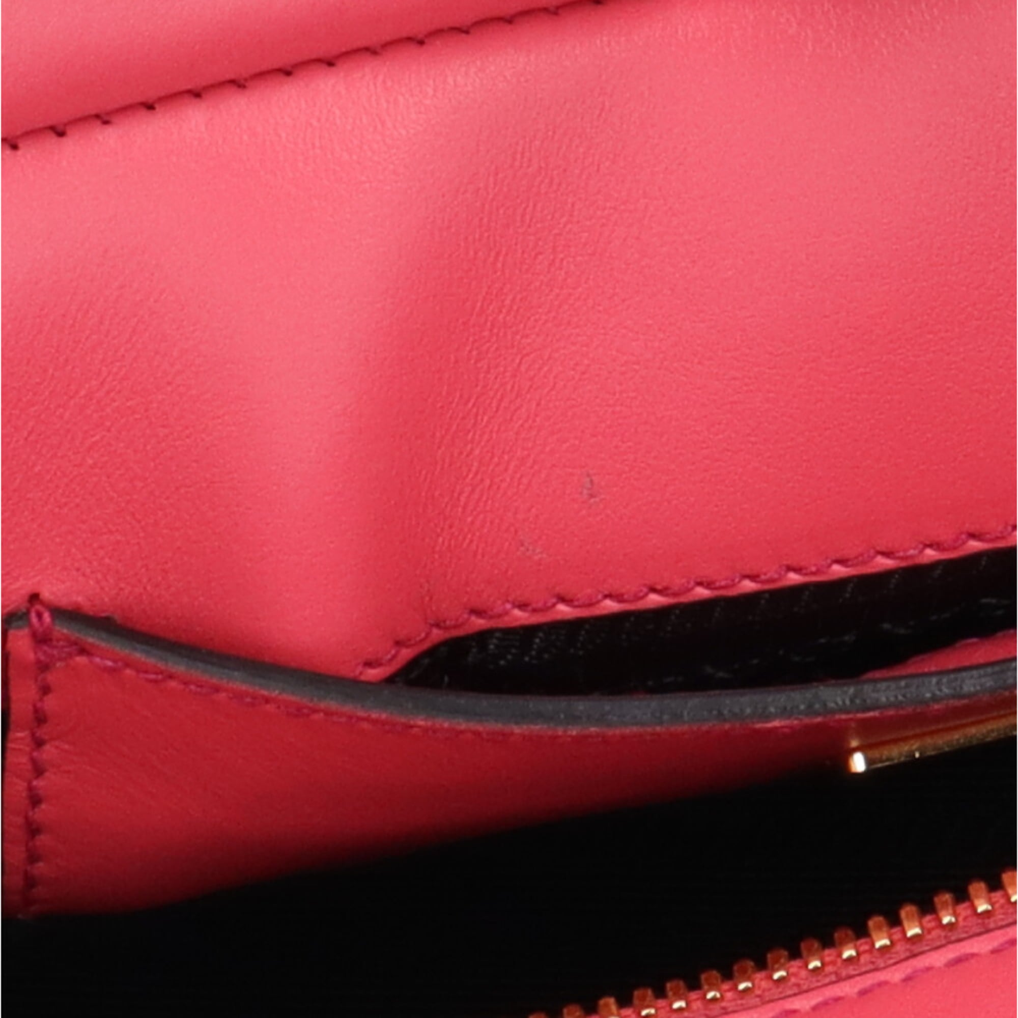 Prada Pink Leather Shoulder Bag
