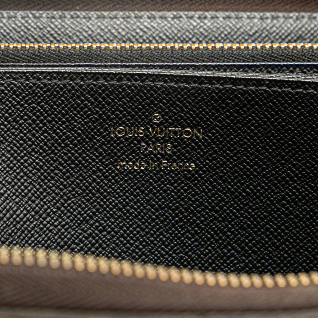 Louis Vuitton Brown Pvc Leather Long Wallet