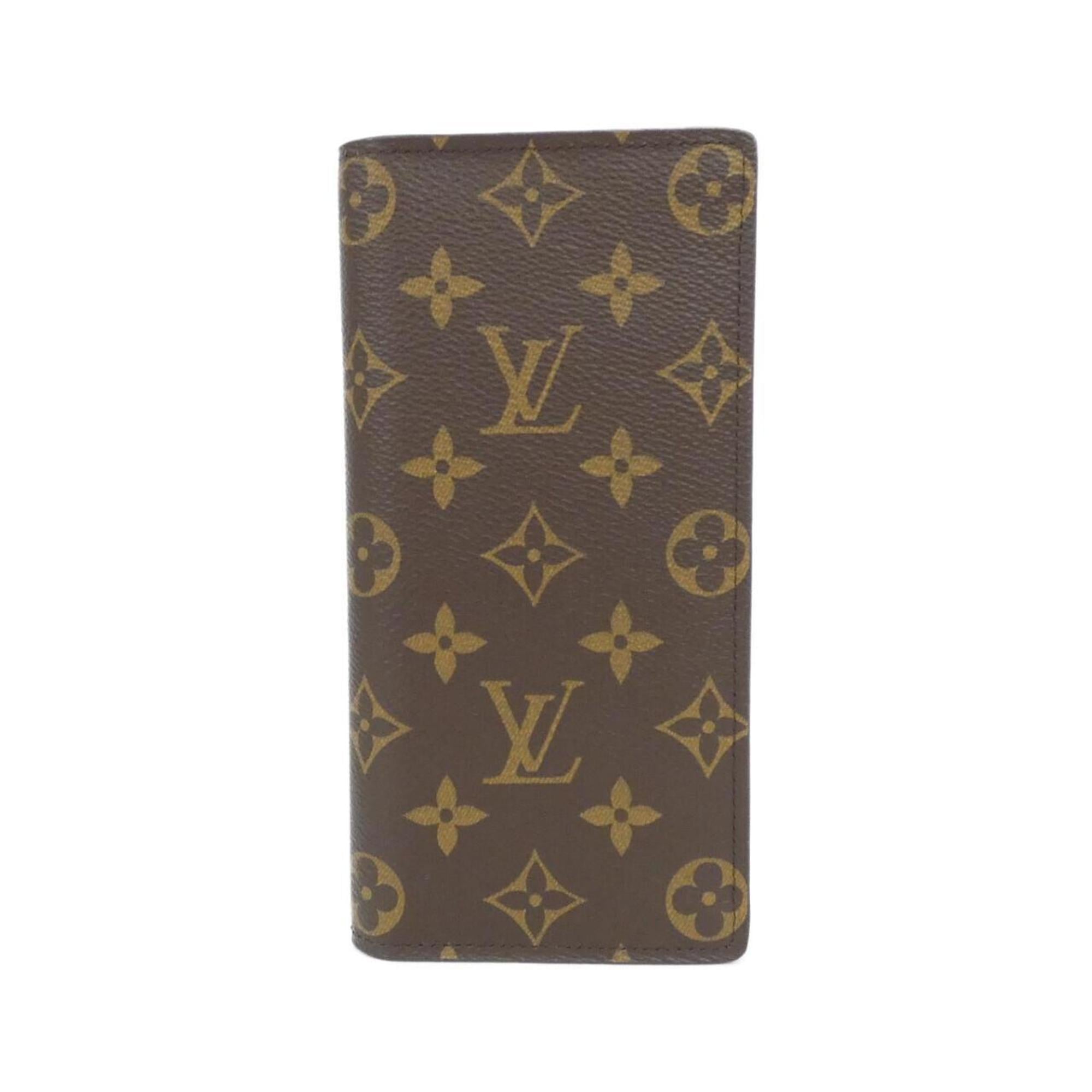Louis Vuitton Monogram Marron Coated Canvas Long Wallet