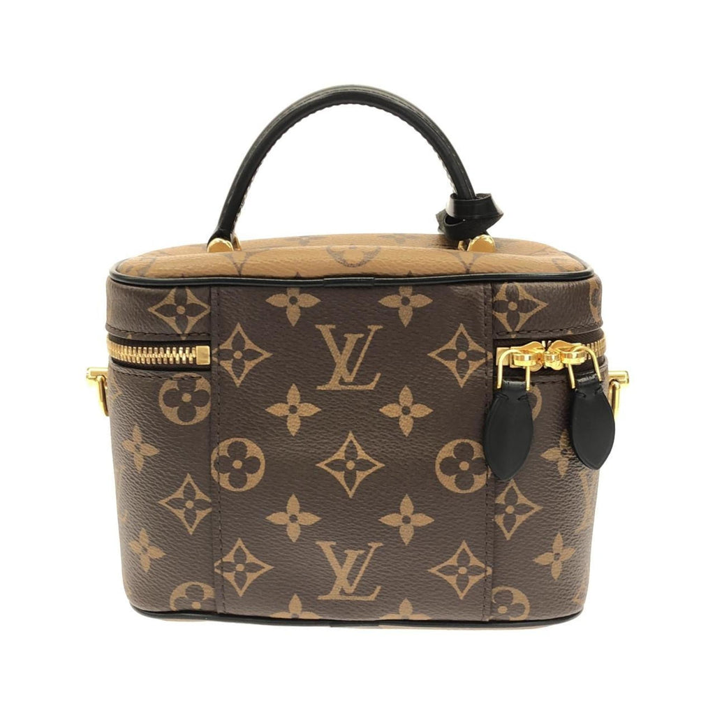 Louis Vuitton Monogram Marron Coated Canvas Handbag Vanity Bag