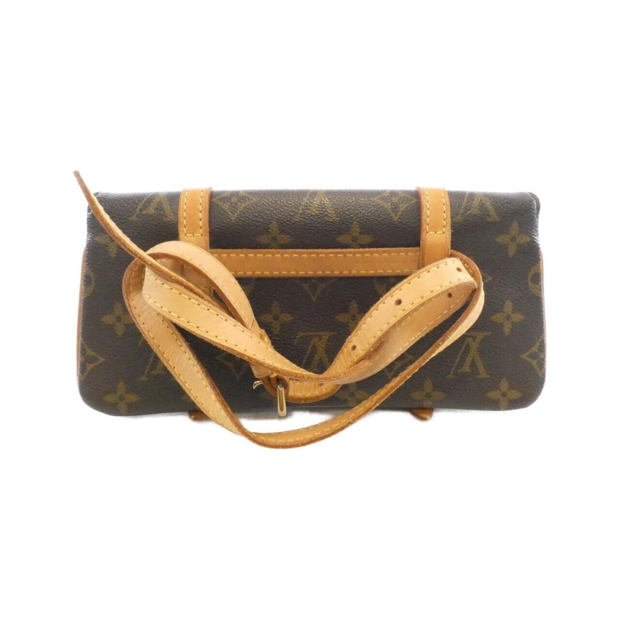 Louis Vuitton Brown Coated Canvas Fanny Pack Pochette