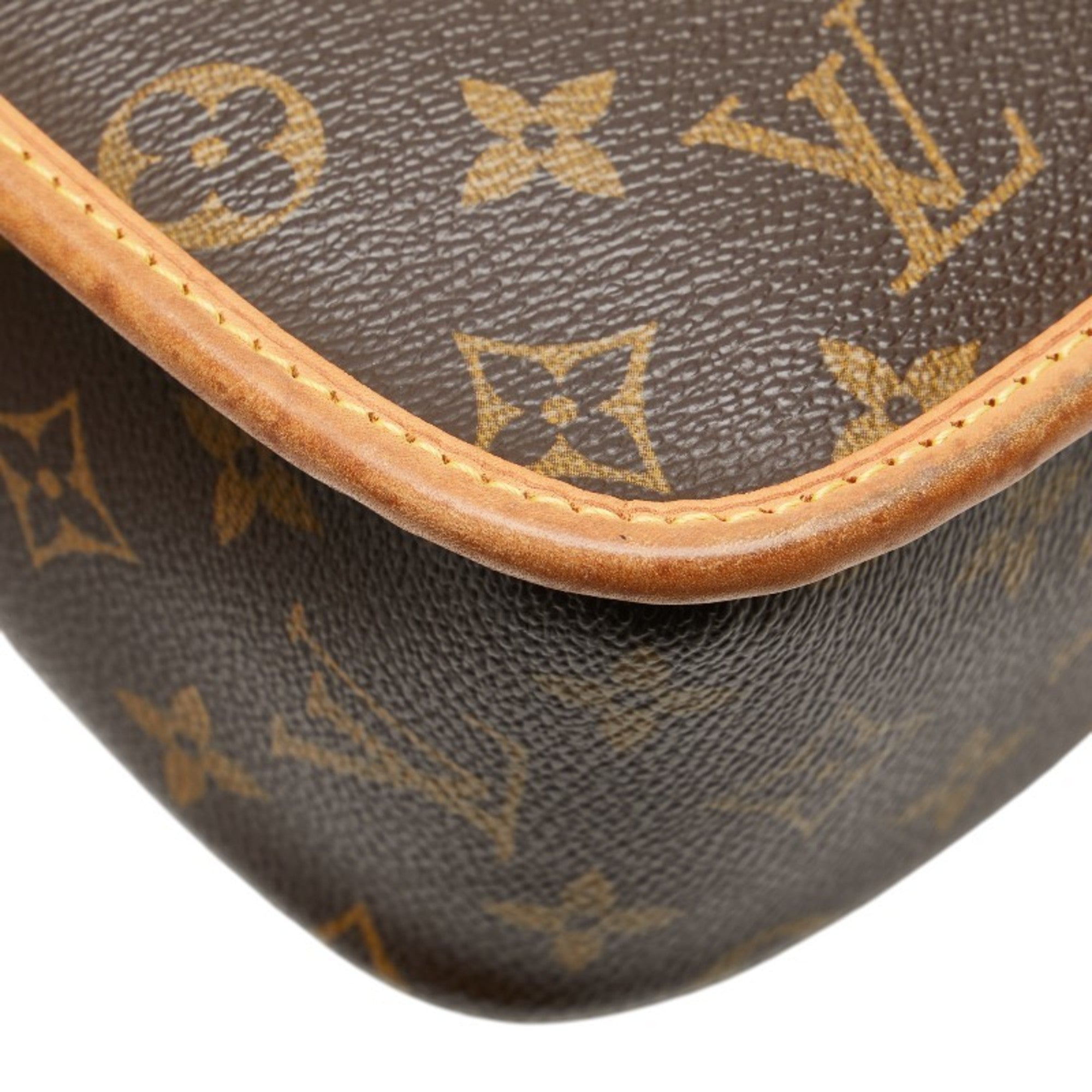 Louis Vuitton Monogram Brown Pvc Leather Shoulder Bag