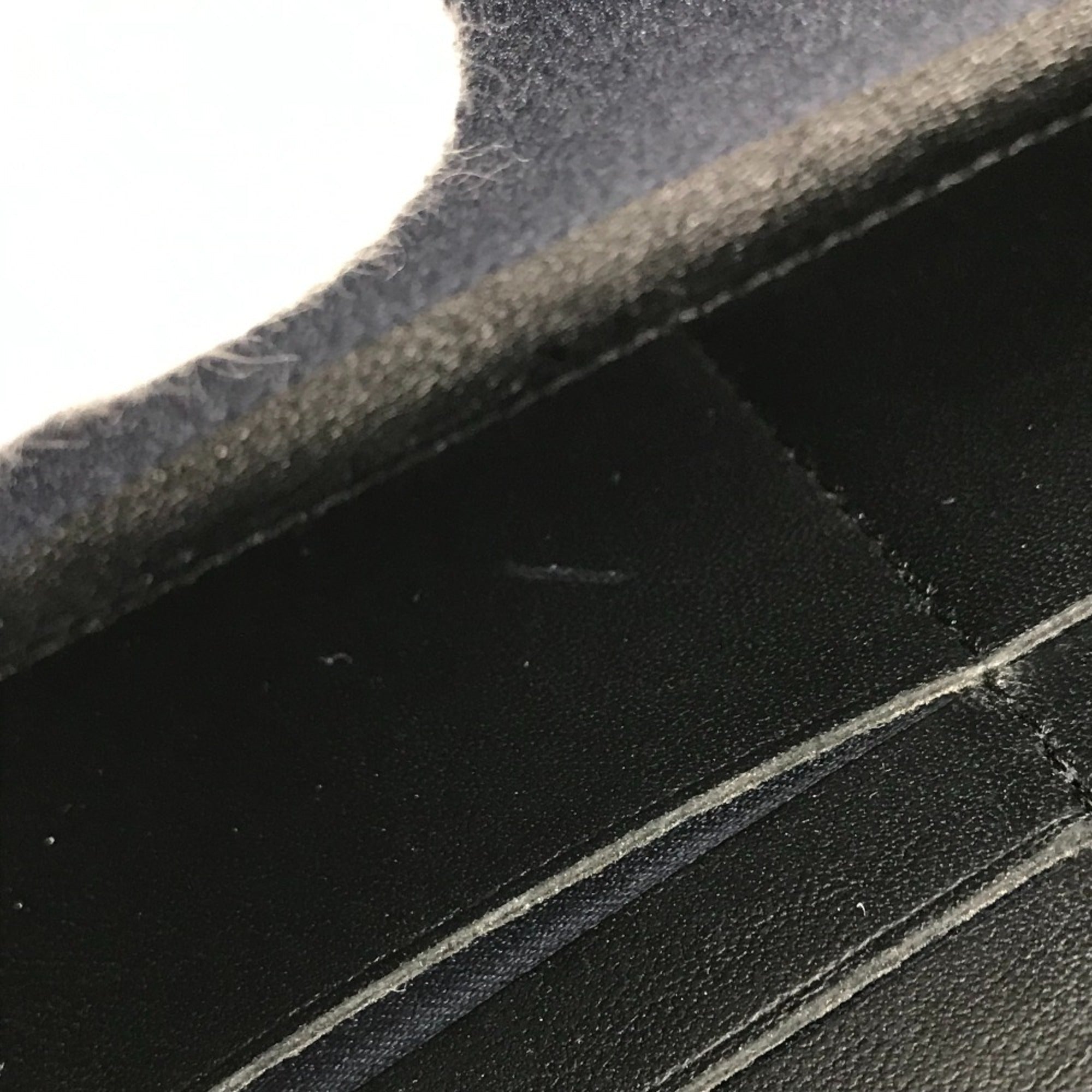 Chanel Black Leather Long Wallet (Bi-Fold)