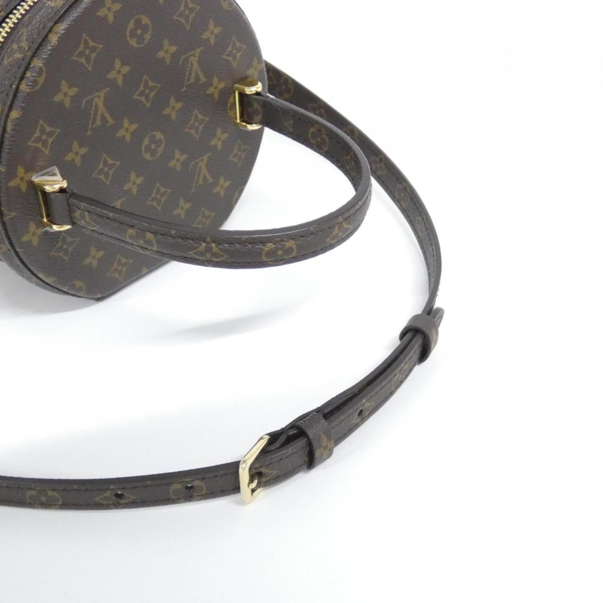 Louis Vuitton Brown Coated Canvas Handbag