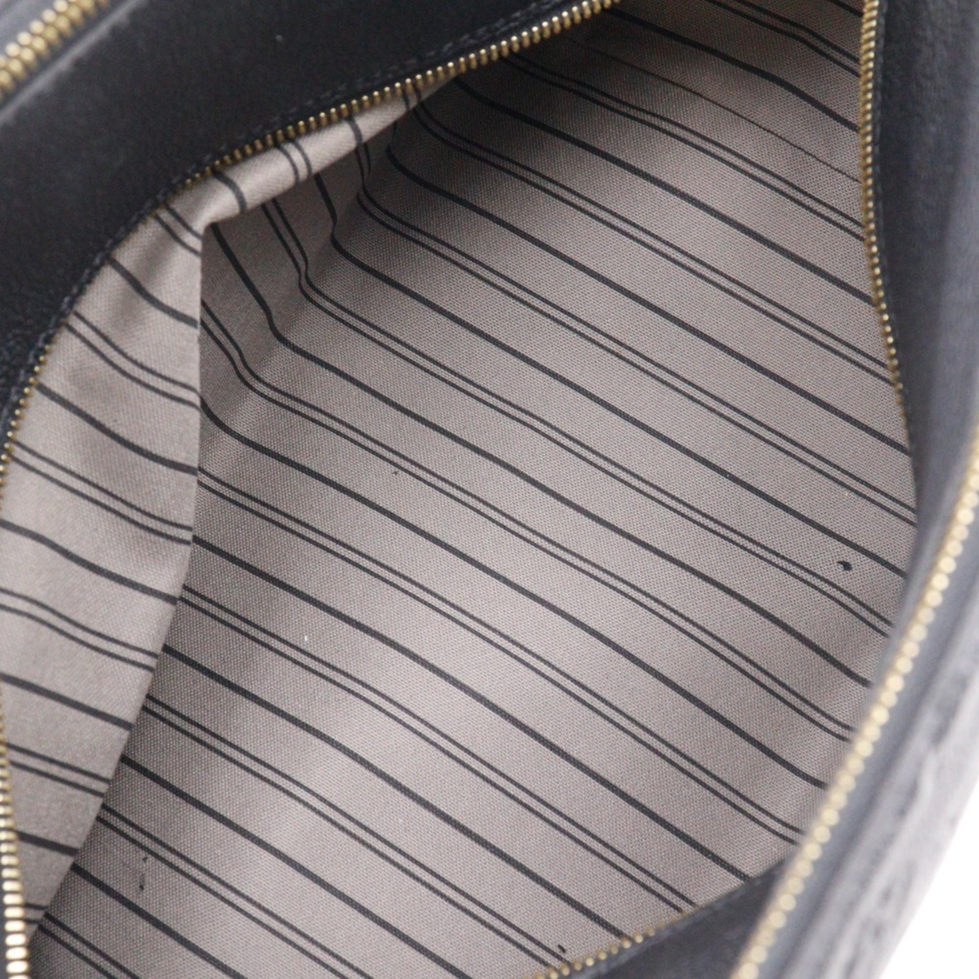 Louis Vuitton Black Noir Monogram Empreinte Handbag
