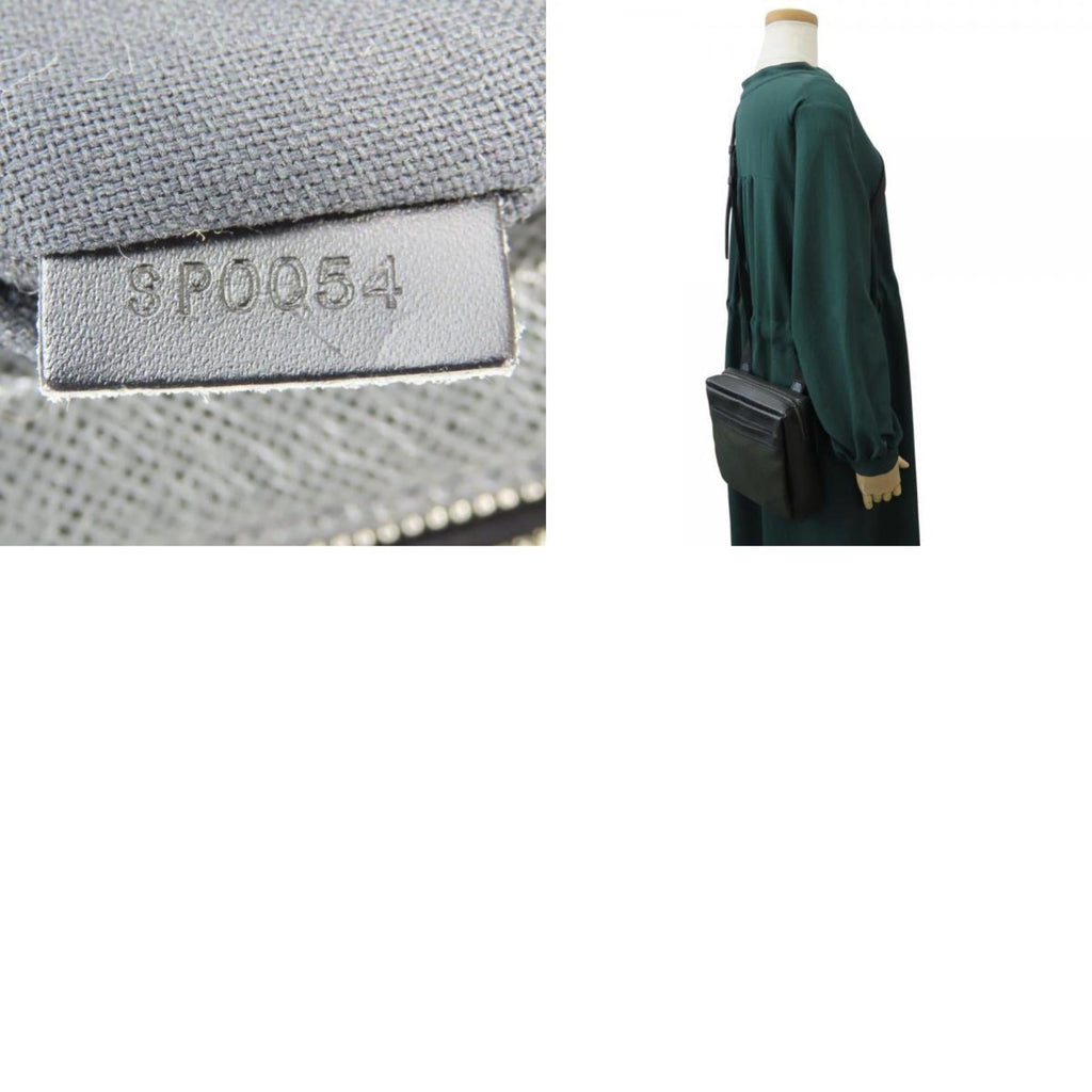 Louis Vuitton Ardoise Moss Green Taiga Leather Shoulder Bag