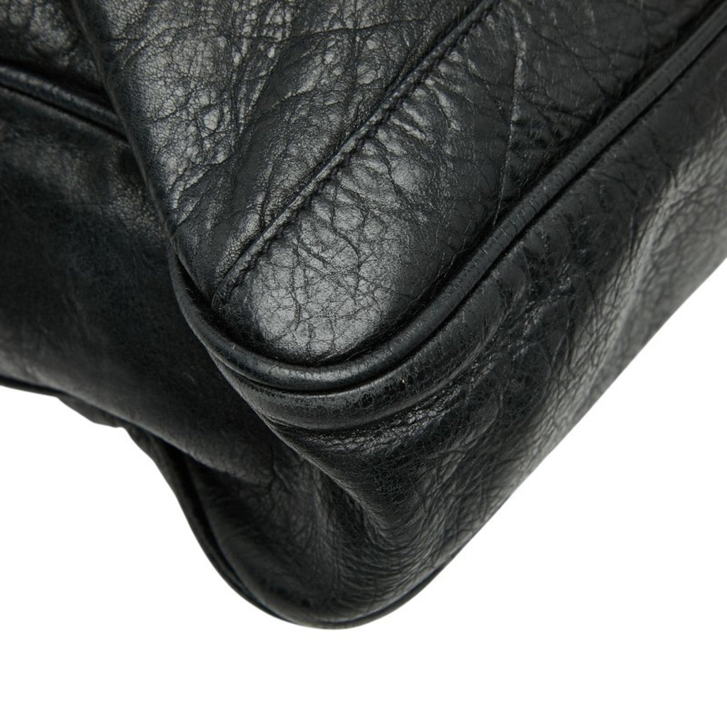 Balenciaga Black Leather Briefcase Shoulder